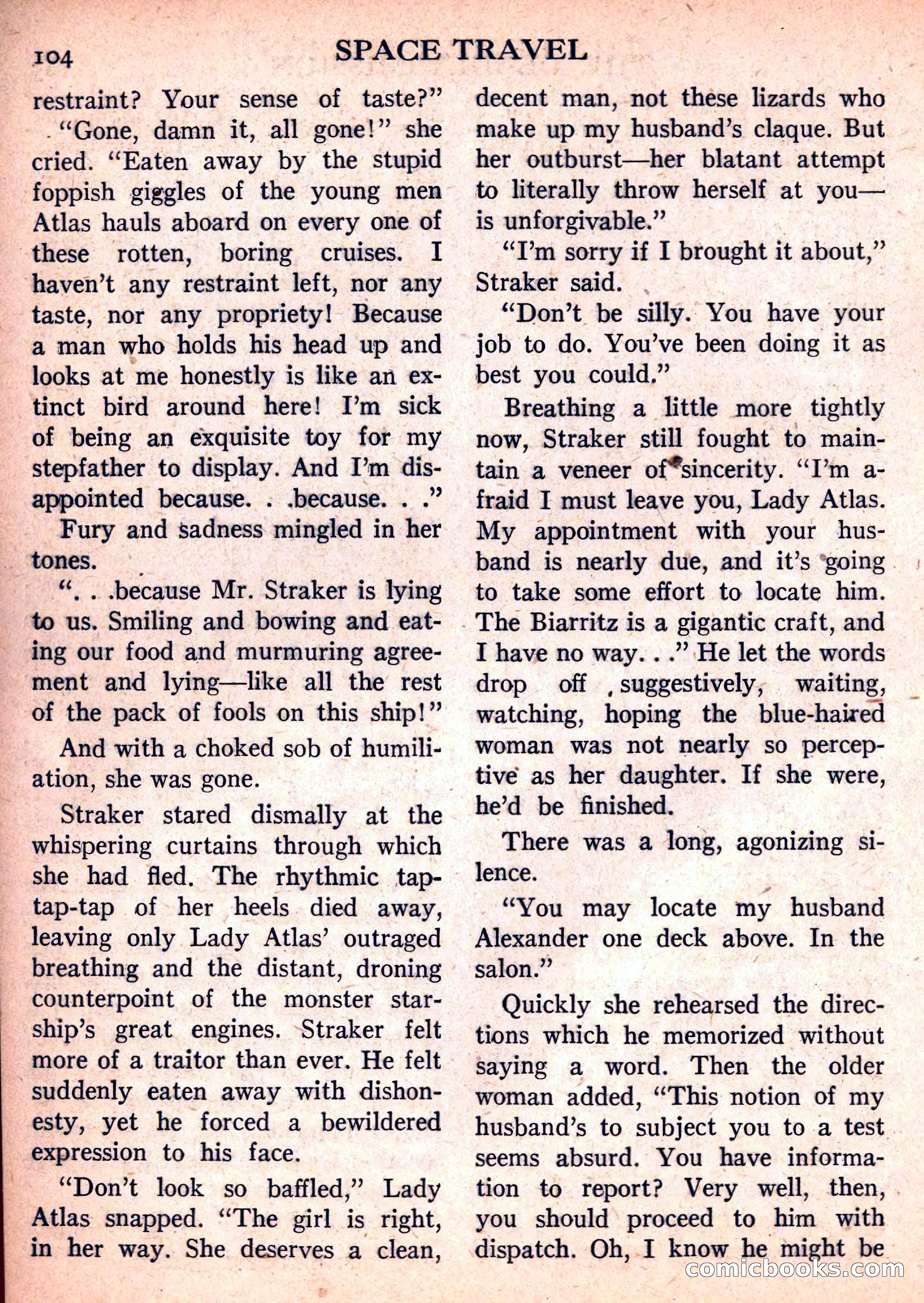 Space Travel, September 1958 — page 104 of 132