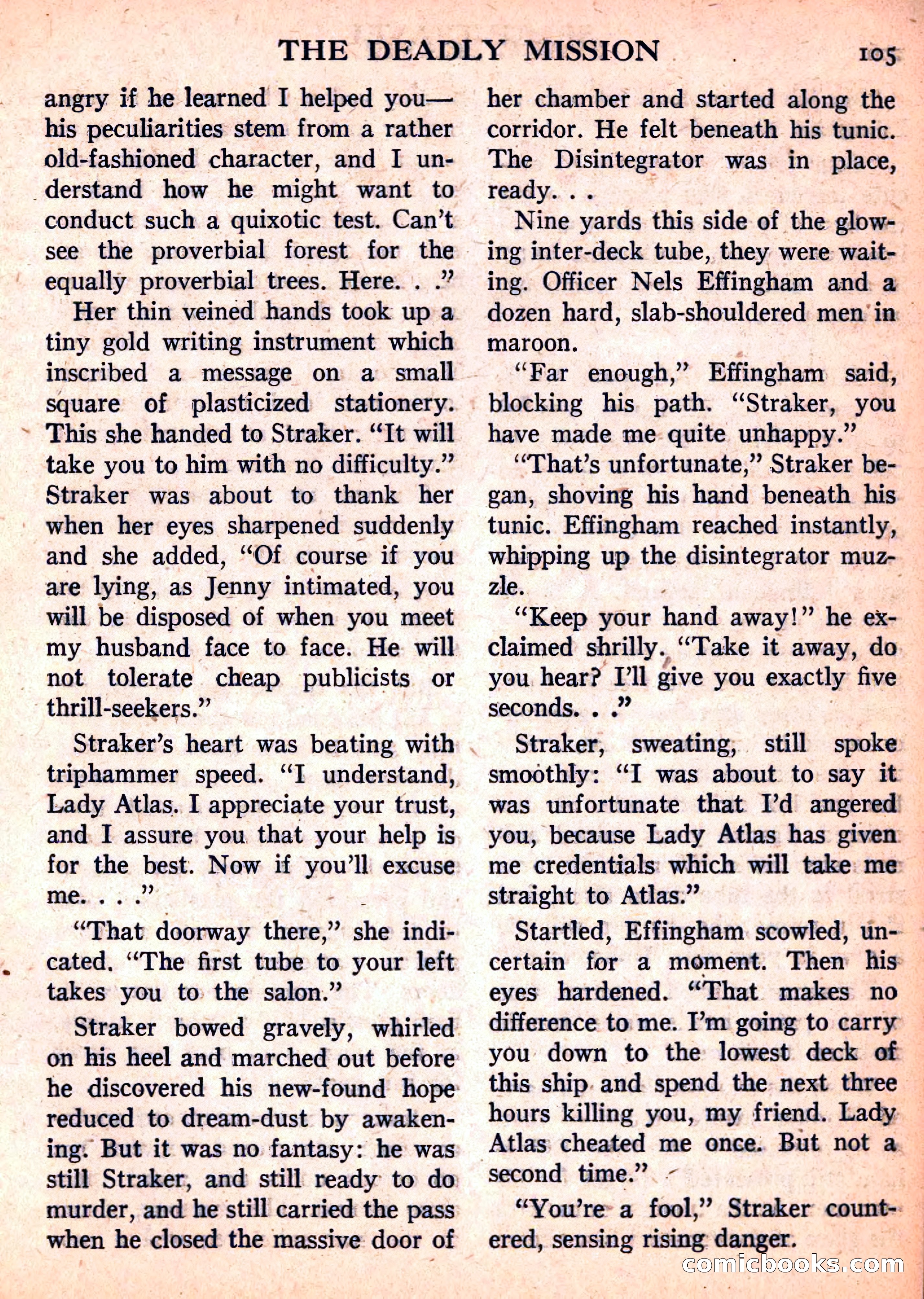 Space Travel, September 1958 — page 105 of 132