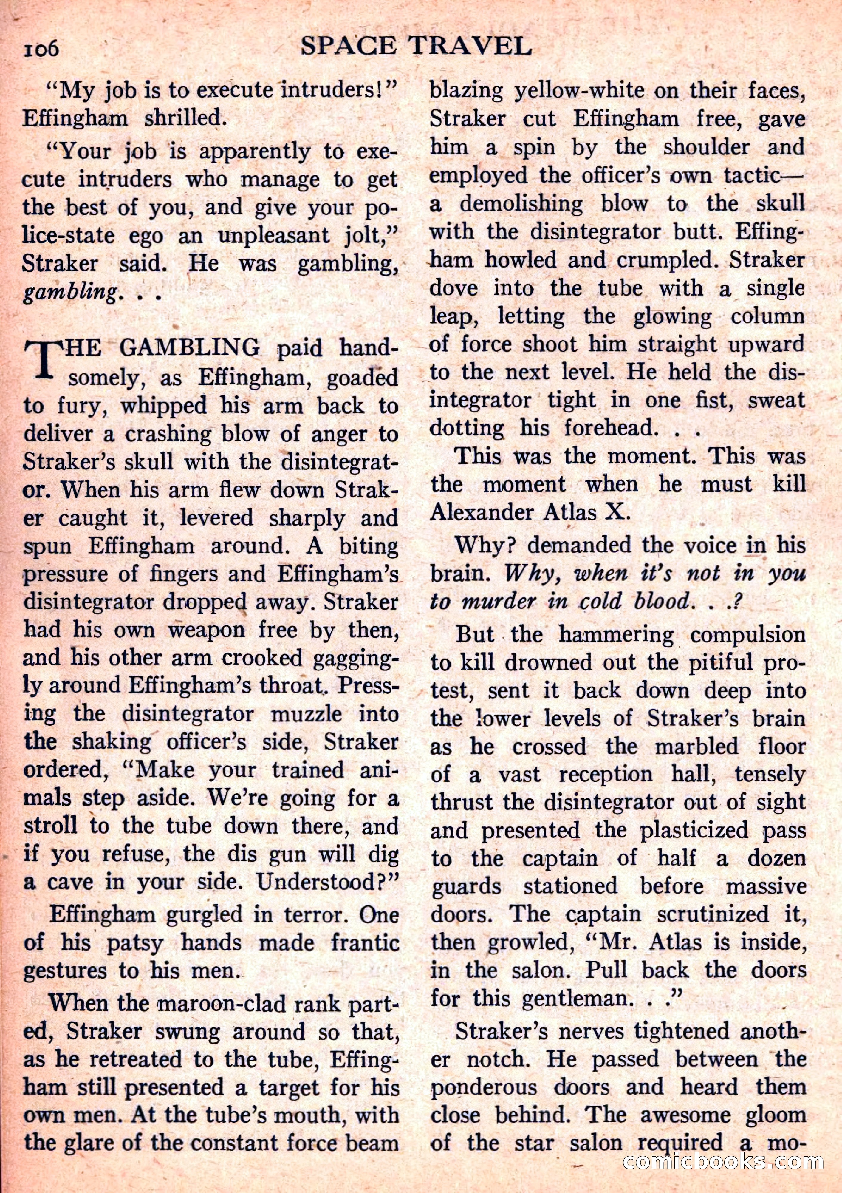 Space Travel, September 1958 — page 106 of 132