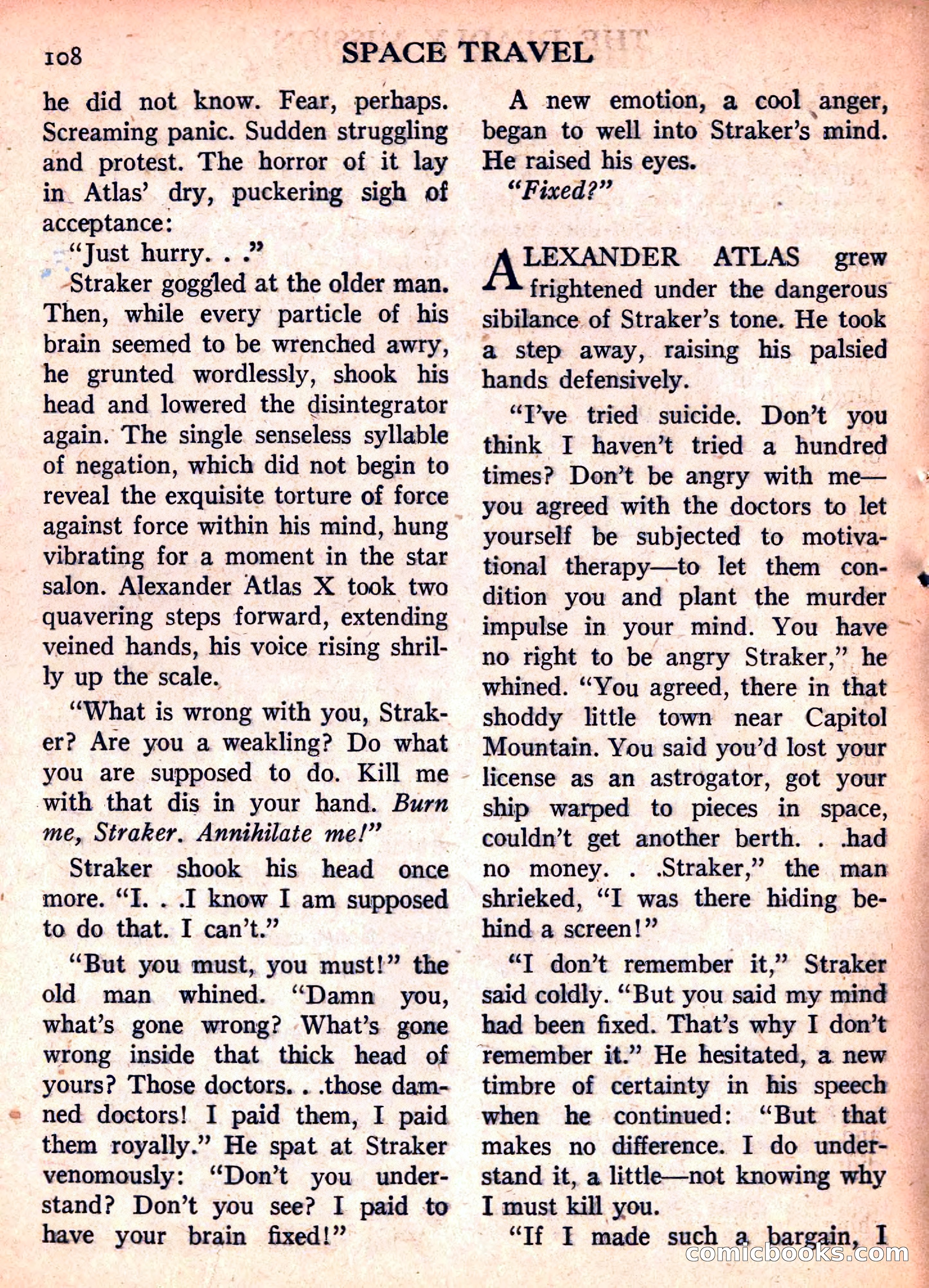 Space Travel, September 1958 — page 108 of 132