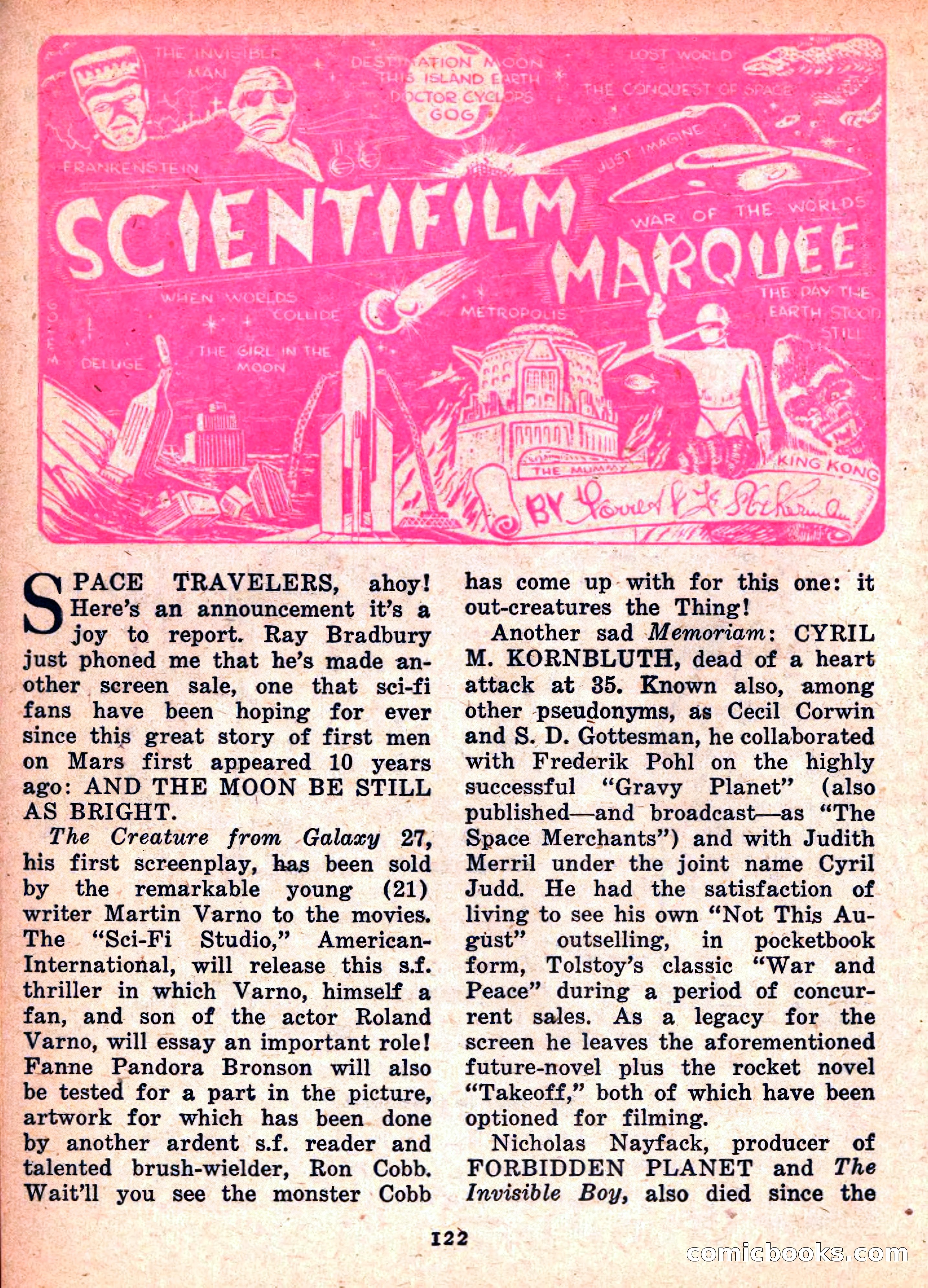 Space Travel, September 1958 — page 122 of 132