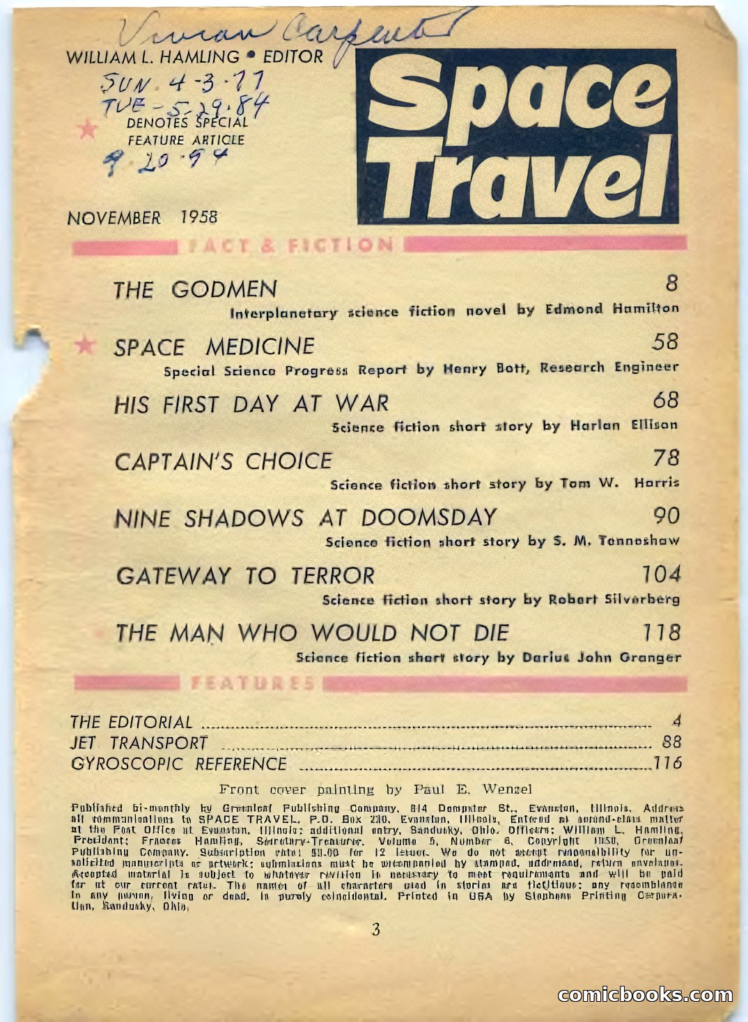 Space Travel, Vol. 5, No. 6 — page 3 of 133