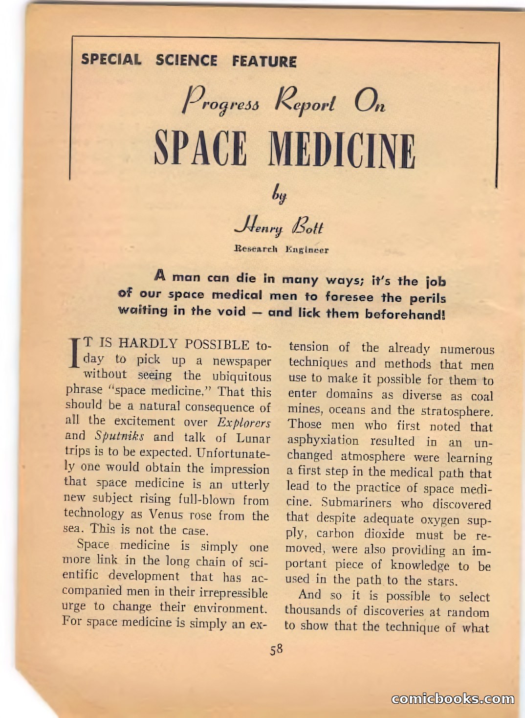 Space Travel, Vol. 5, No. 6 — page 58 of 133