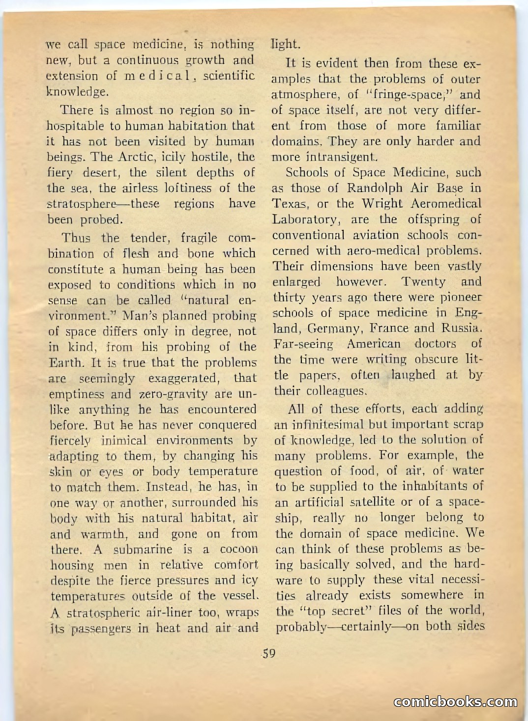 Space Travel, Vol. 5, No. 6 — page 59 of 133