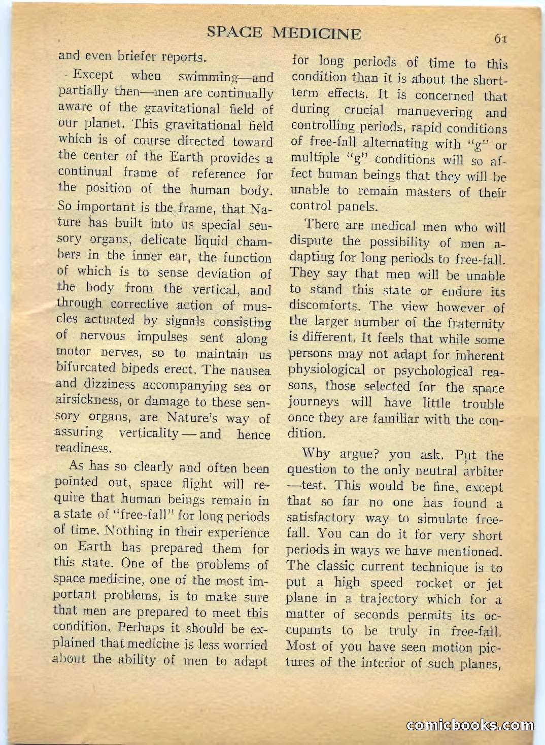 Space Travel, Vol. 5, No. 6 — page 61 of 133