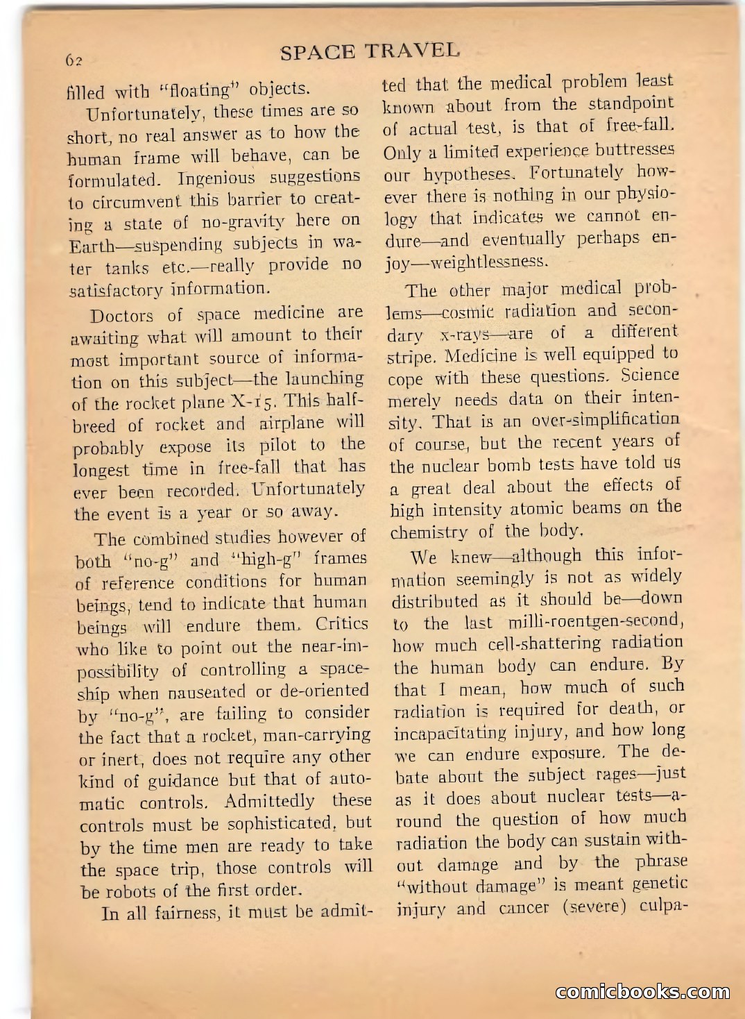 Space Travel, Vol. 5, No. 6 — page 62 of 133