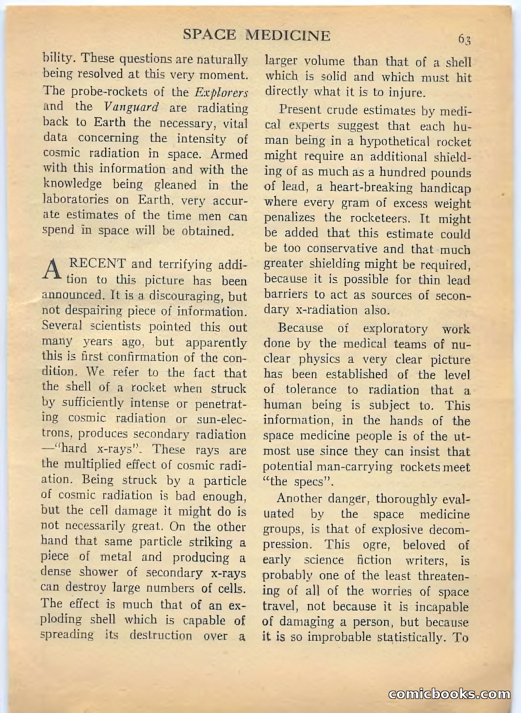 Space Travel, Vol. 5, No. 6 — page 63 of 133