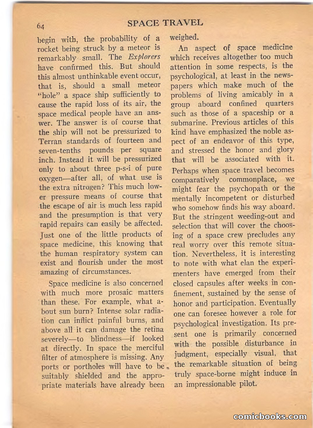 Space Travel, Vol. 5, No. 6 — page 64 of 133