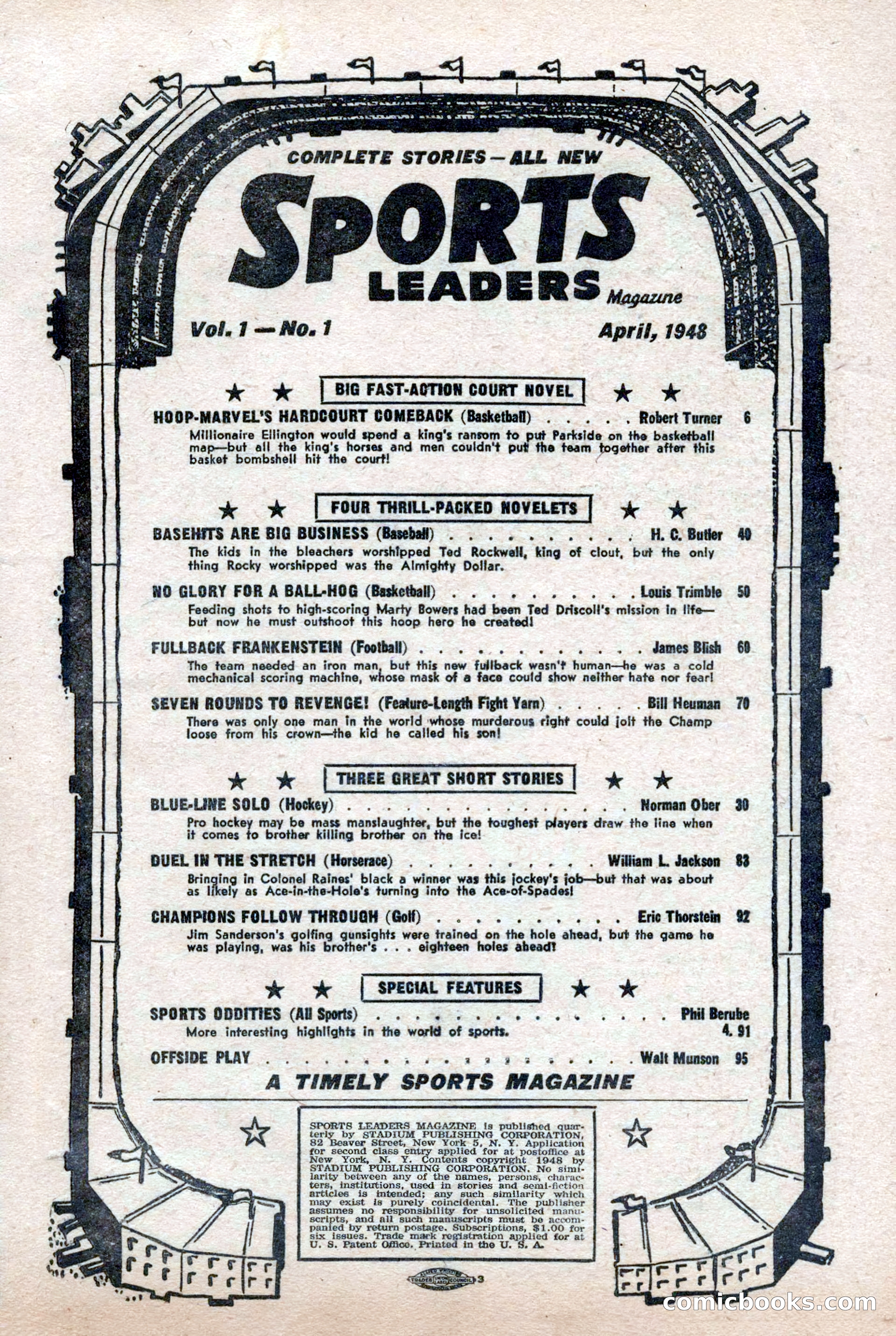 Sports Leaders Magazine, April 1948 — page 3 of 100