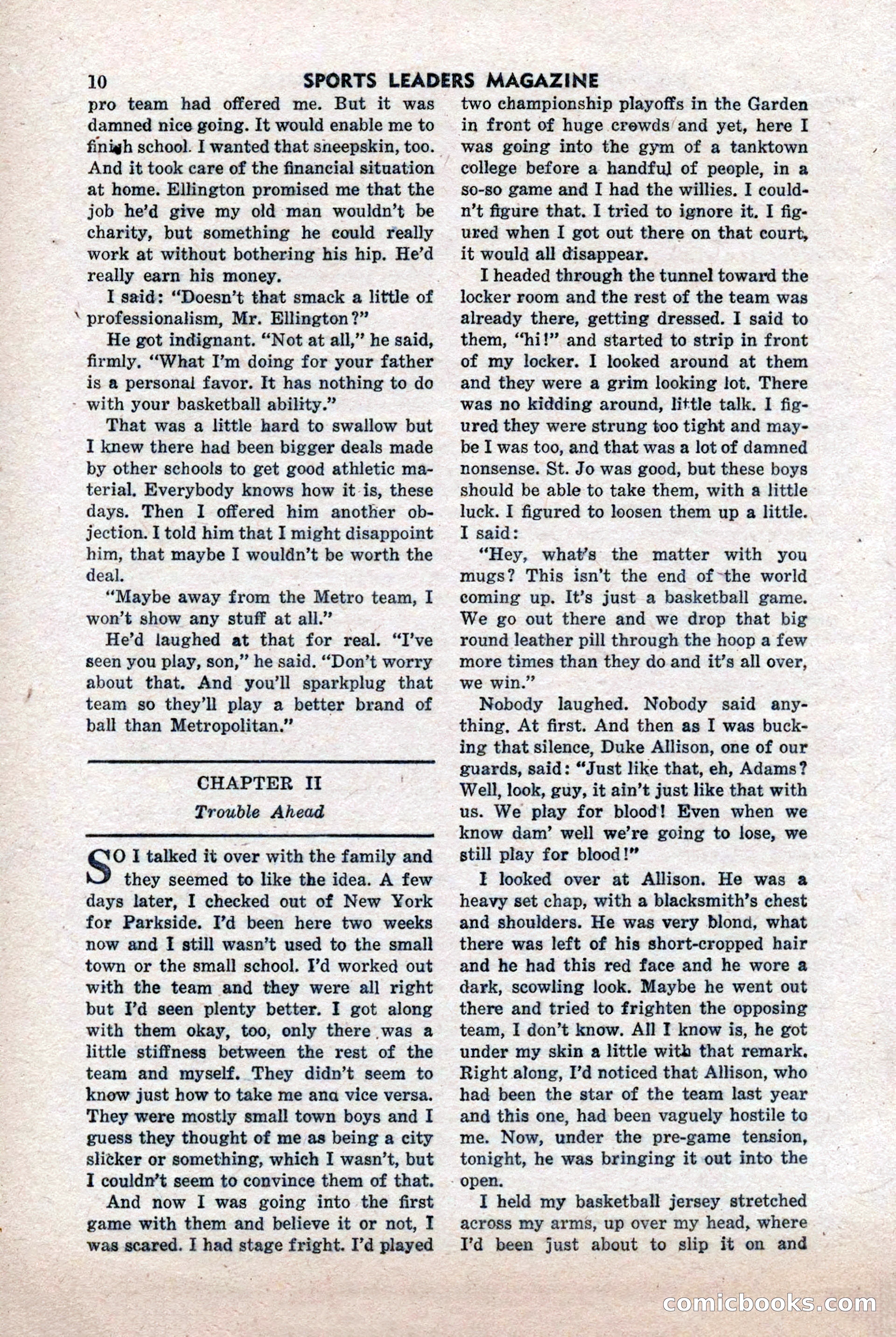 Sports Leaders Magazine, April 1948 — page 10 of 100