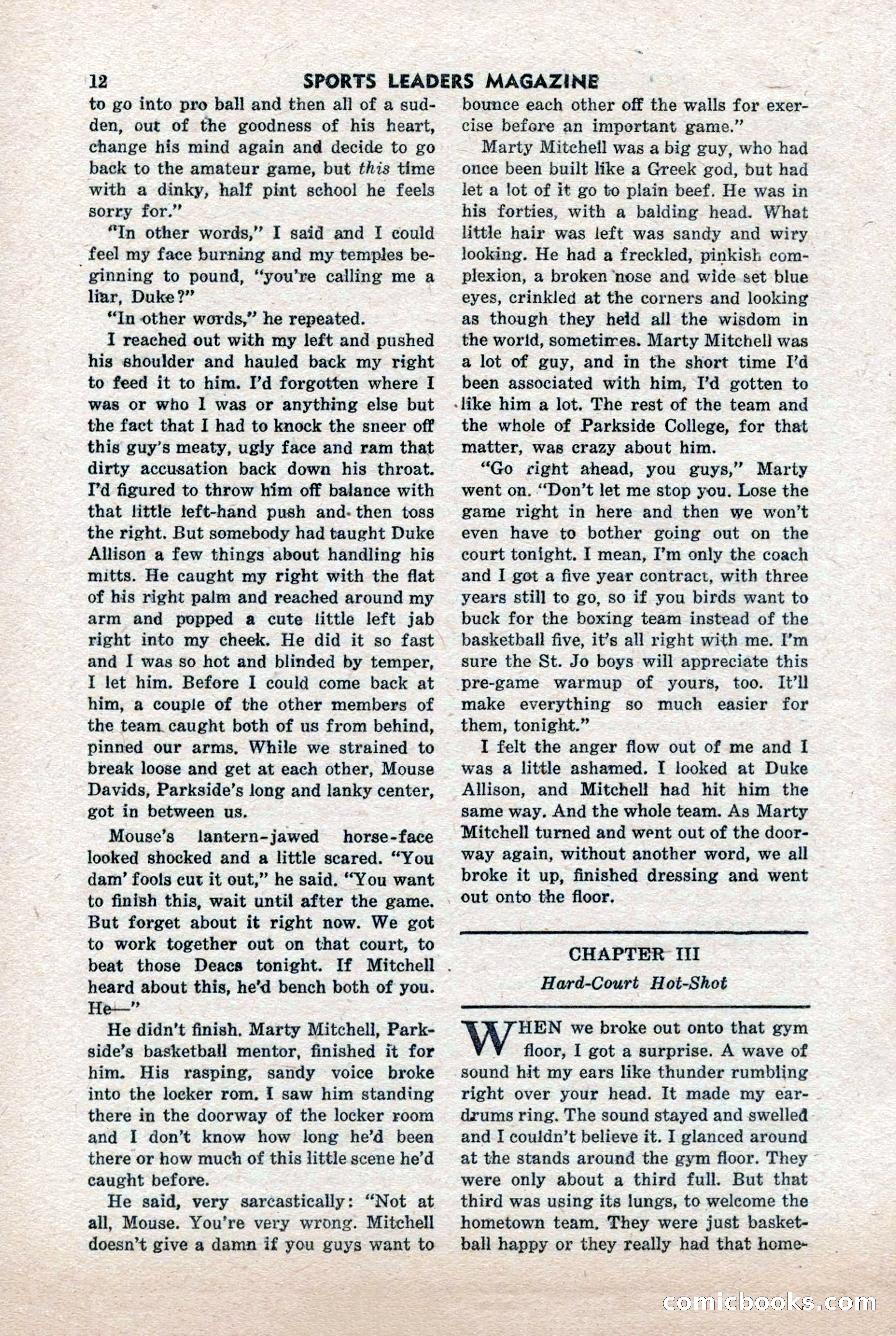Sports Leaders Magazine, April 1948 — page 12 of 100