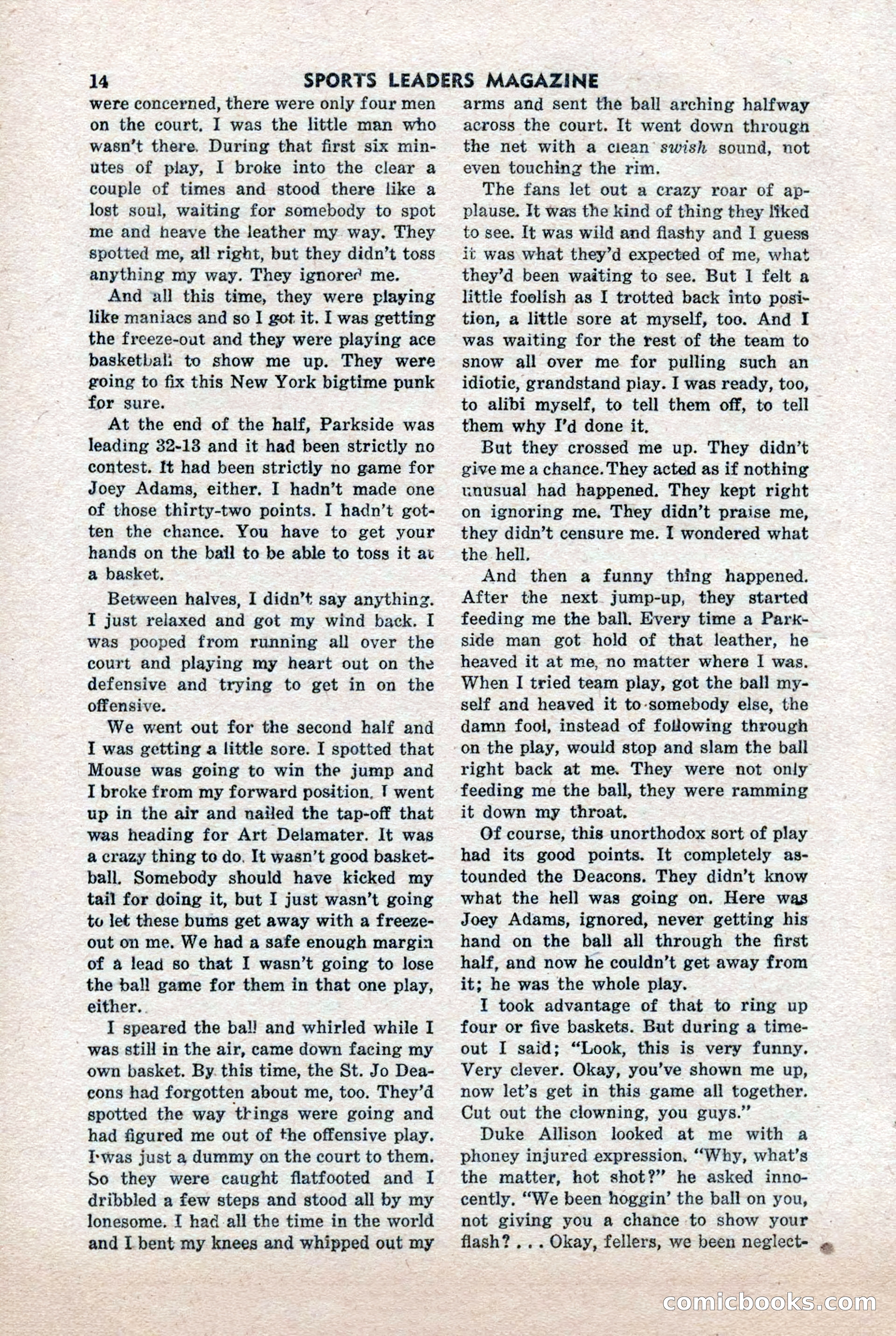 Sports Leaders Magazine, April 1948 — page 14 of 100