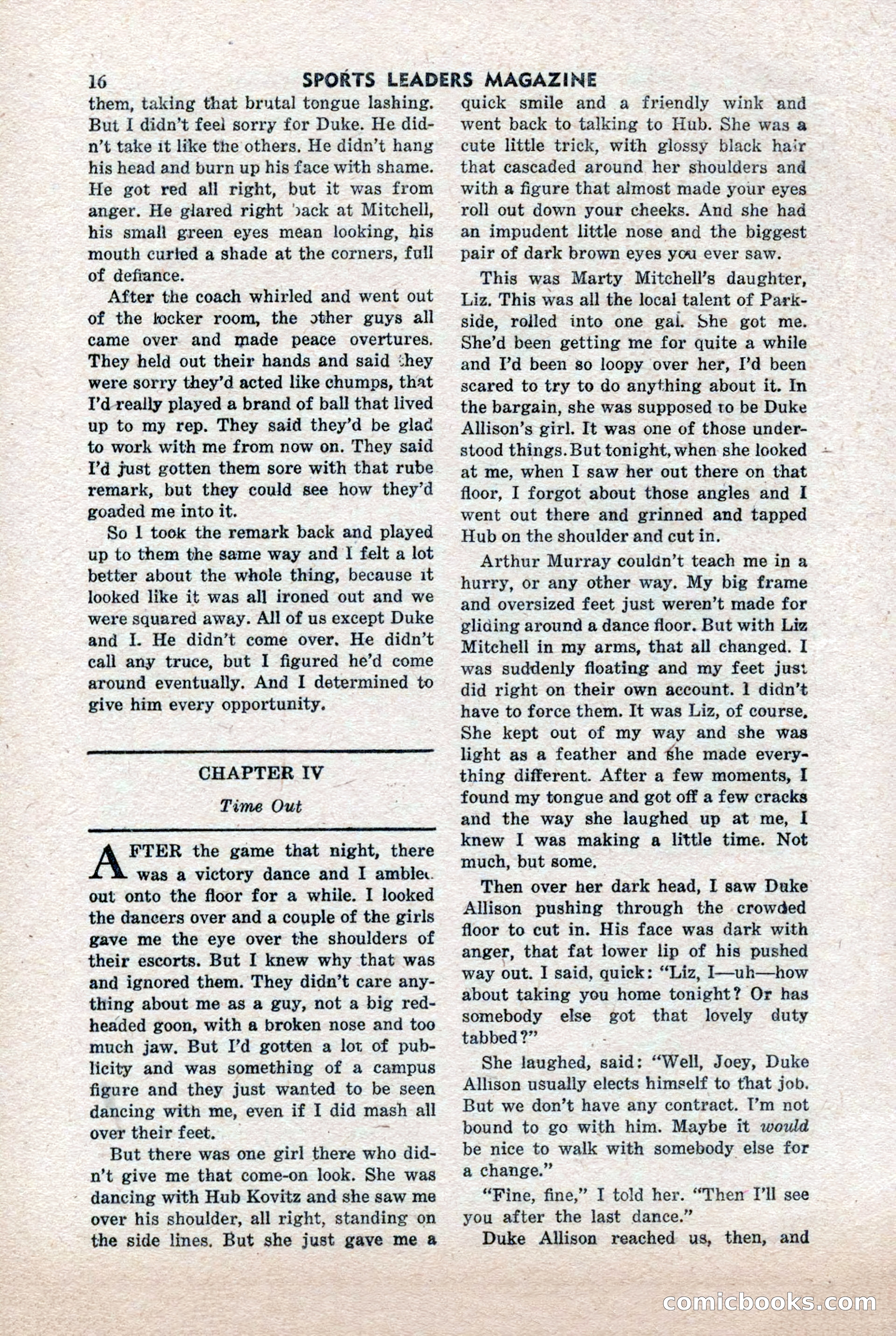 Sports Leaders Magazine, April 1948 — page 16 of 100