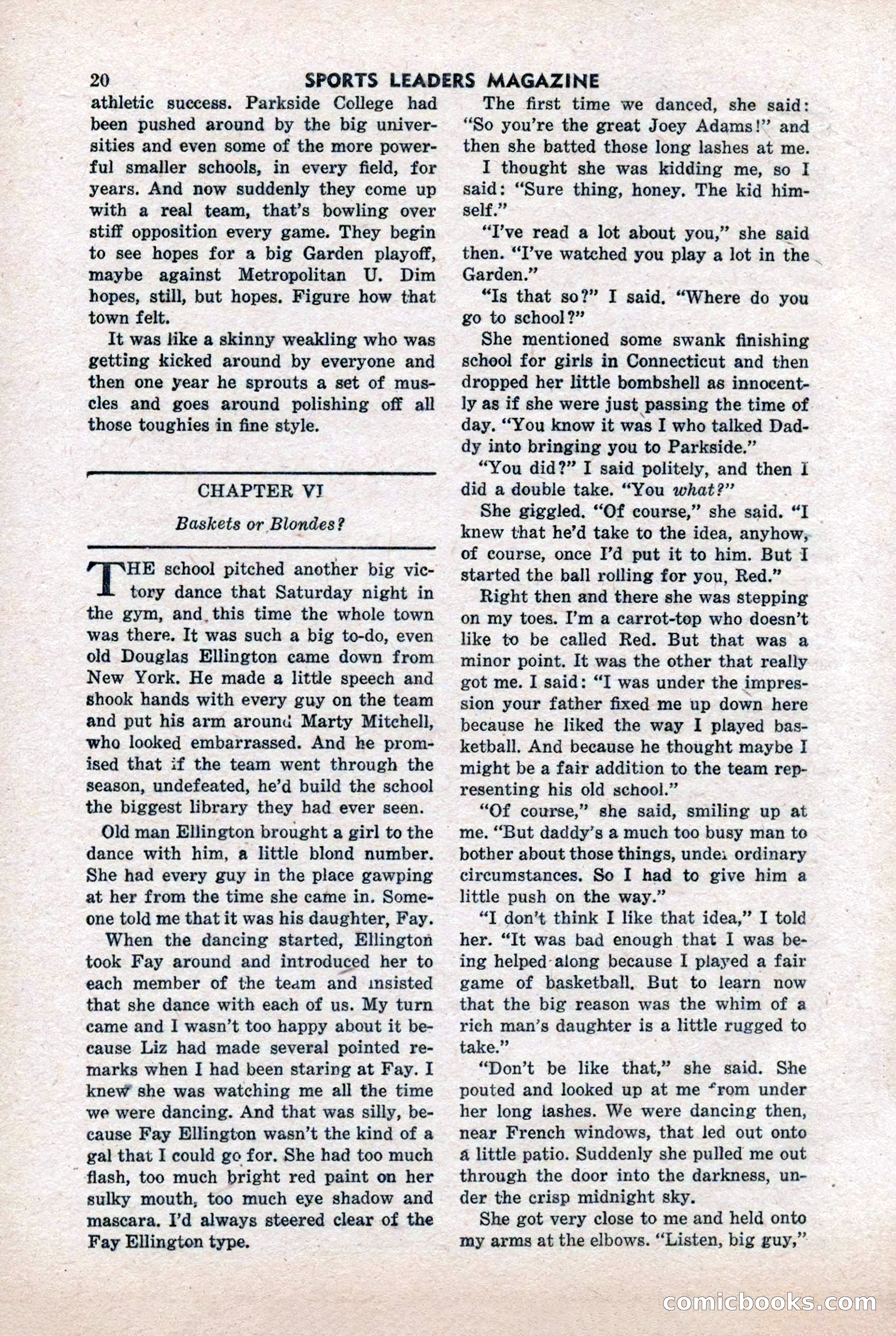 Sports Leaders Magazine, April 1948 — page 20 of 100