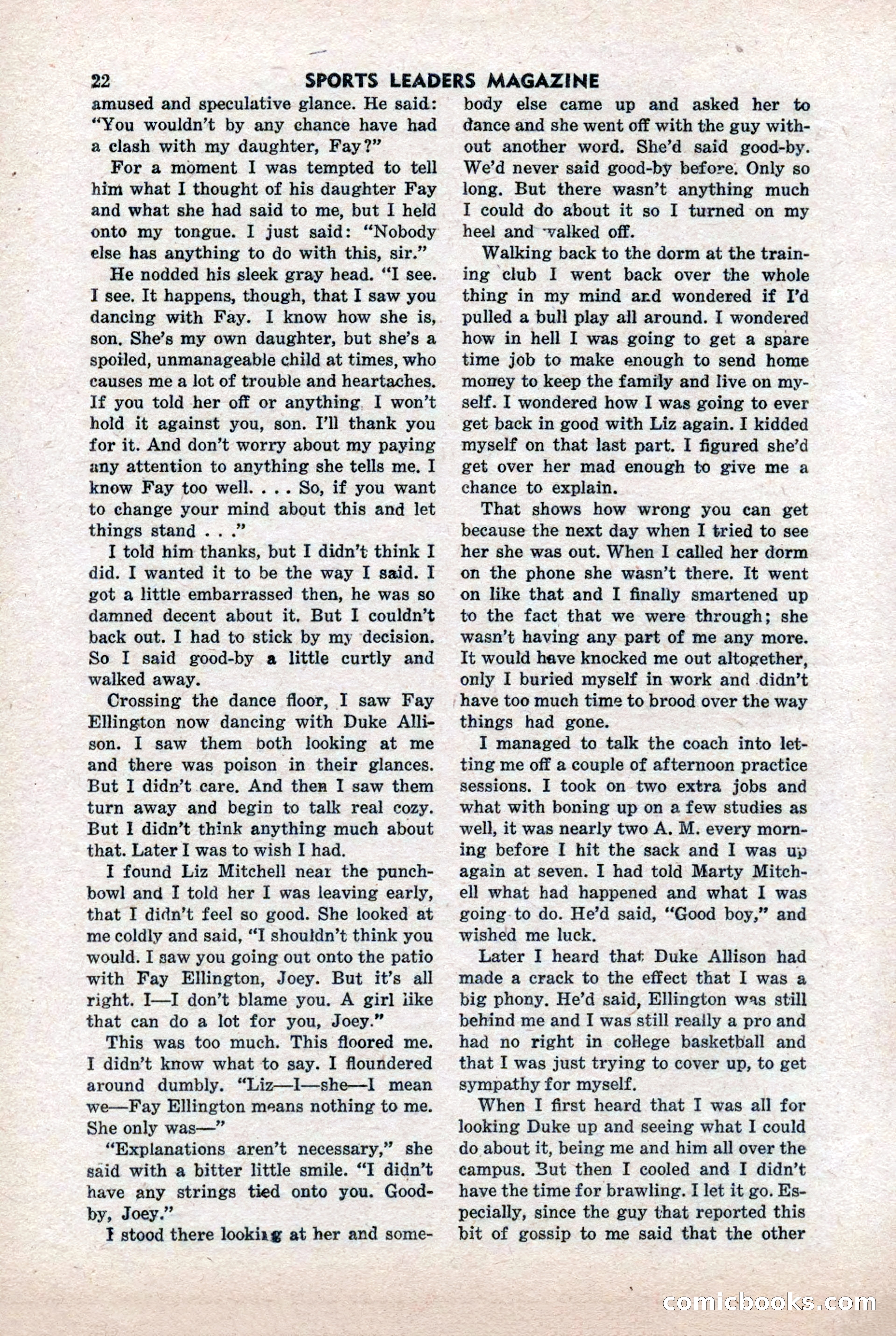 Sports Leaders Magazine, April 1948 — page 22 of 100