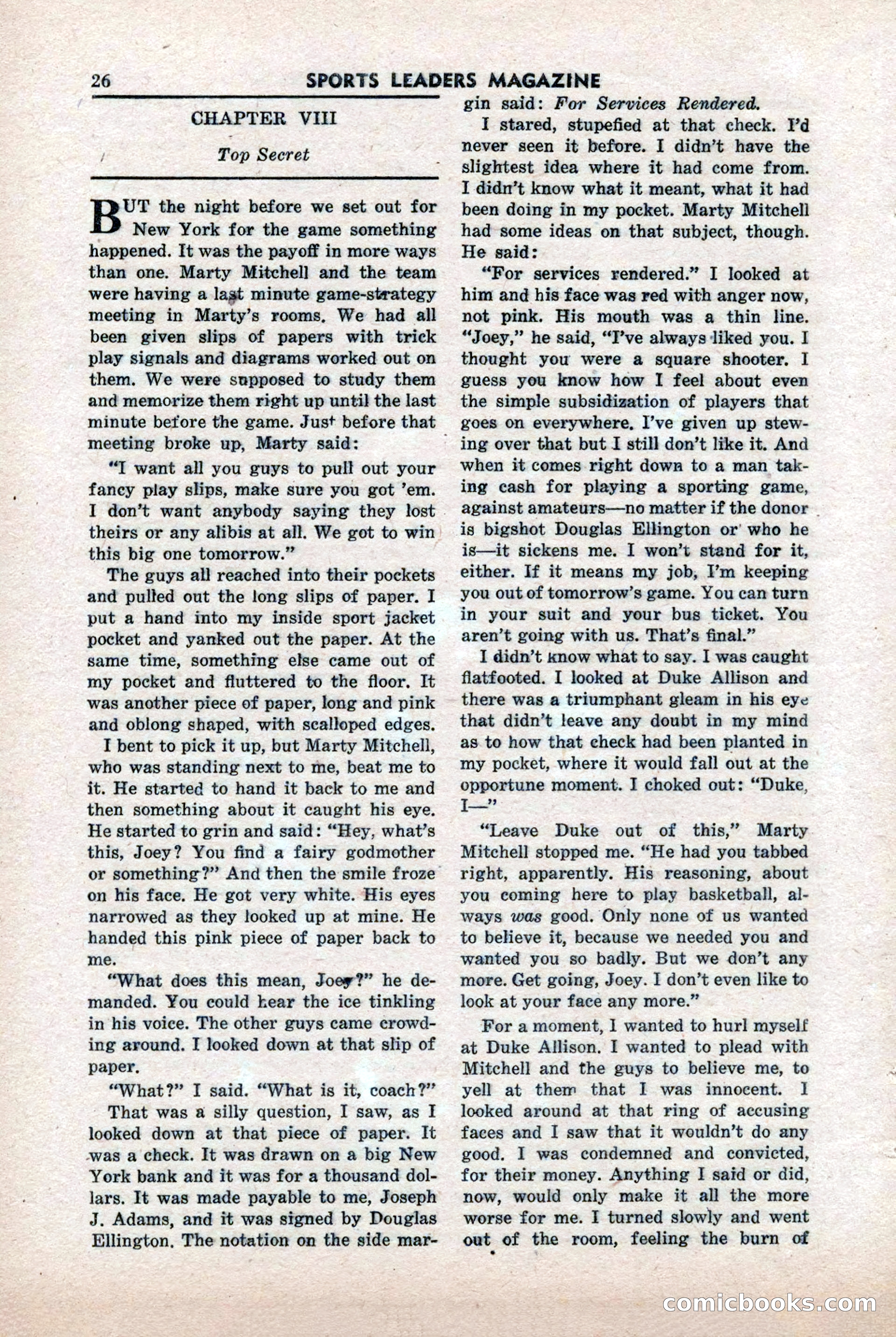 Sports Leaders Magazine, April 1948 — page 26 of 100