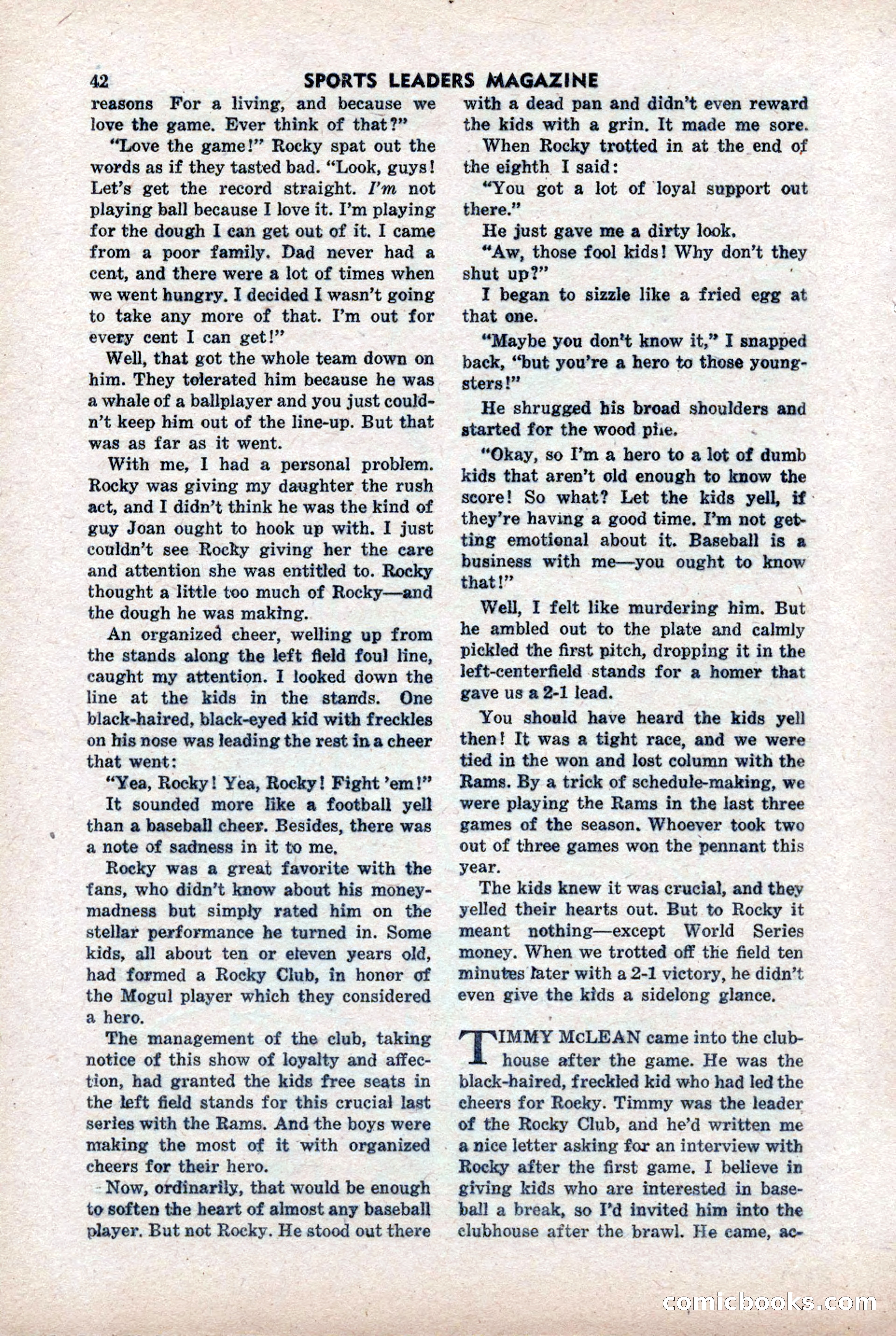 Sports Leaders Magazine, April 1948 — page 42 of 100