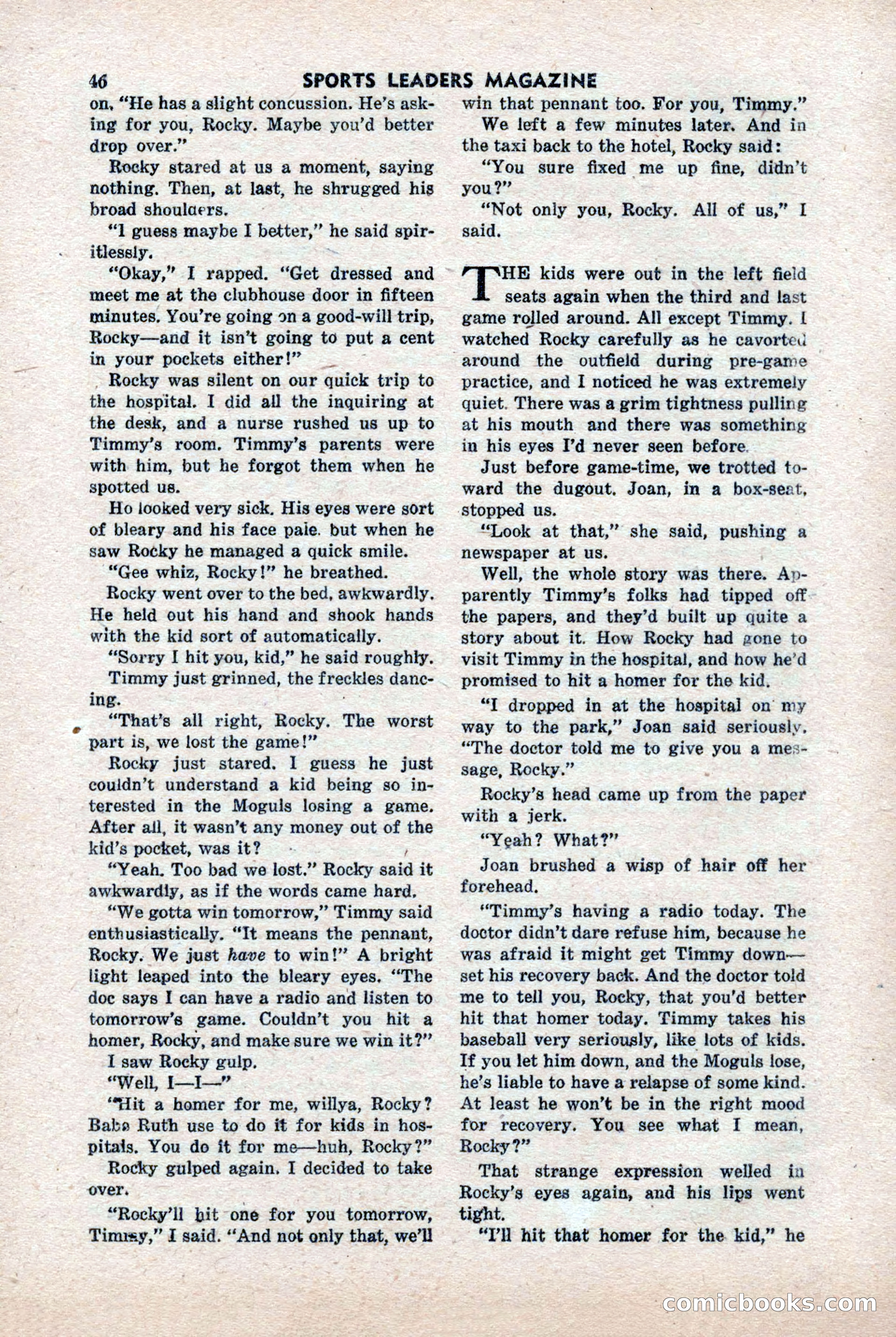 Sports Leaders Magazine, April 1948 — page 46 of 100