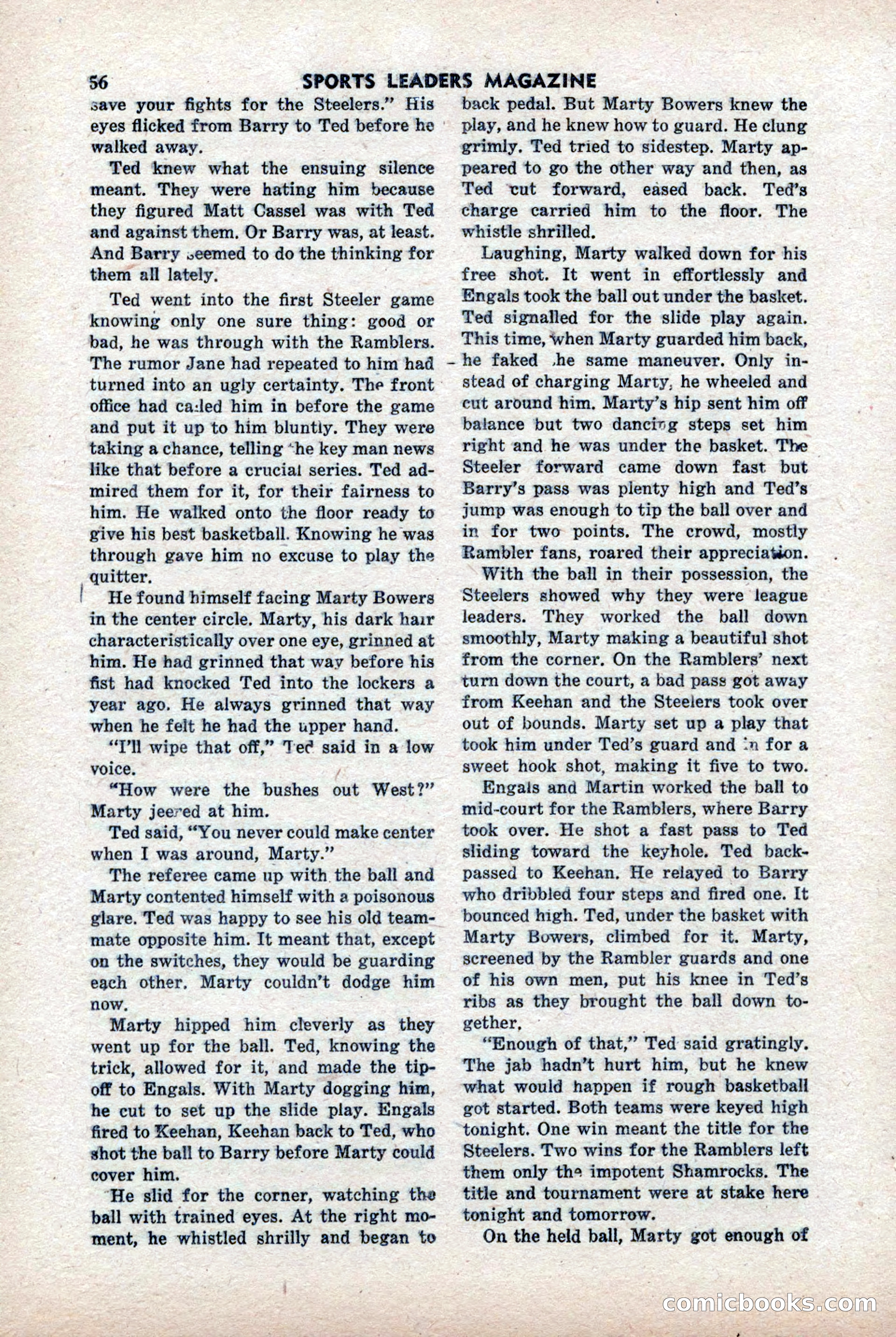 Sports Leaders Magazine, April 1948 — page 56 of 100