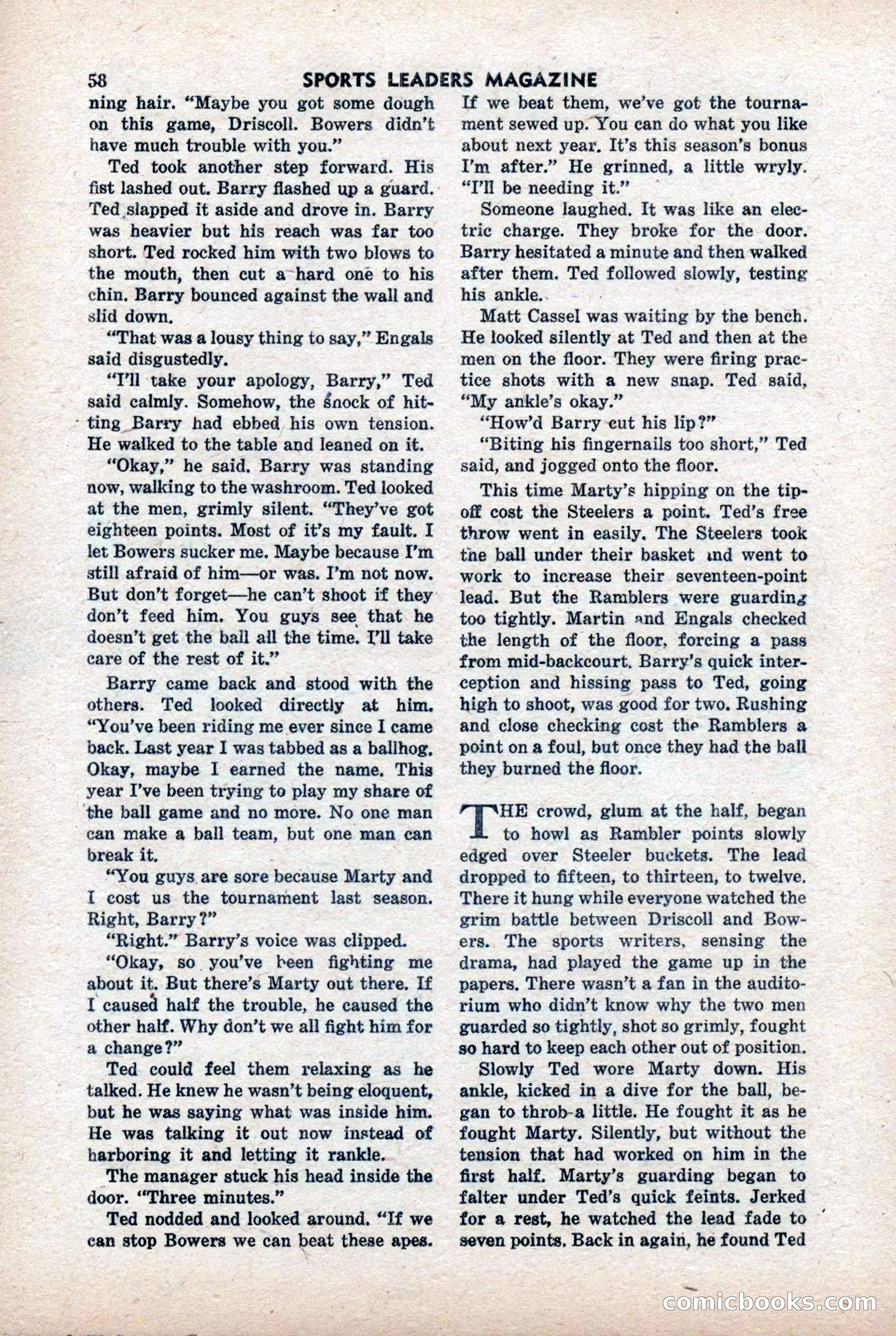 Sports Leaders Magazine, April 1948 — page 58 of 100