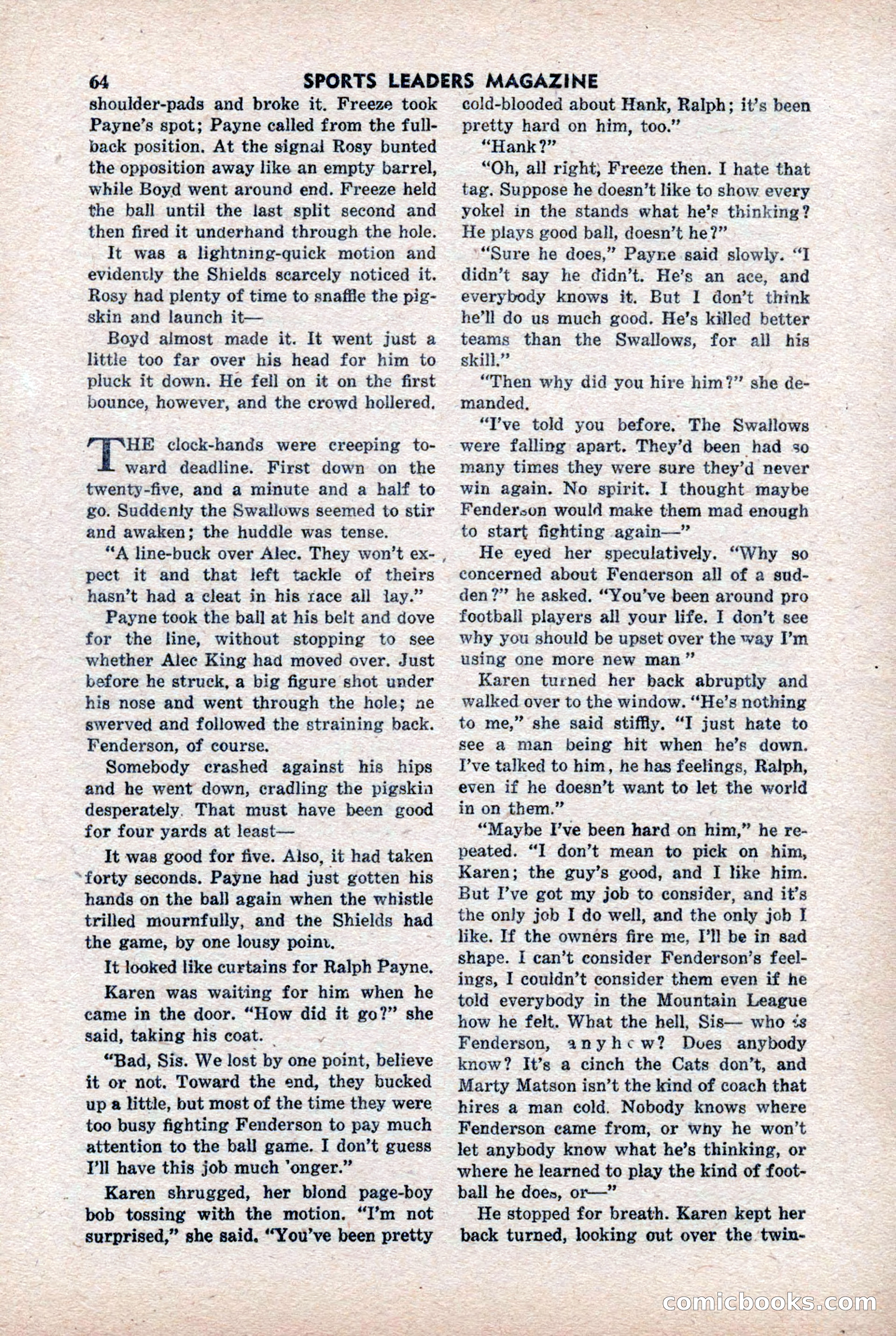 Sports Leaders Magazine, April 1948 — page 64 of 100