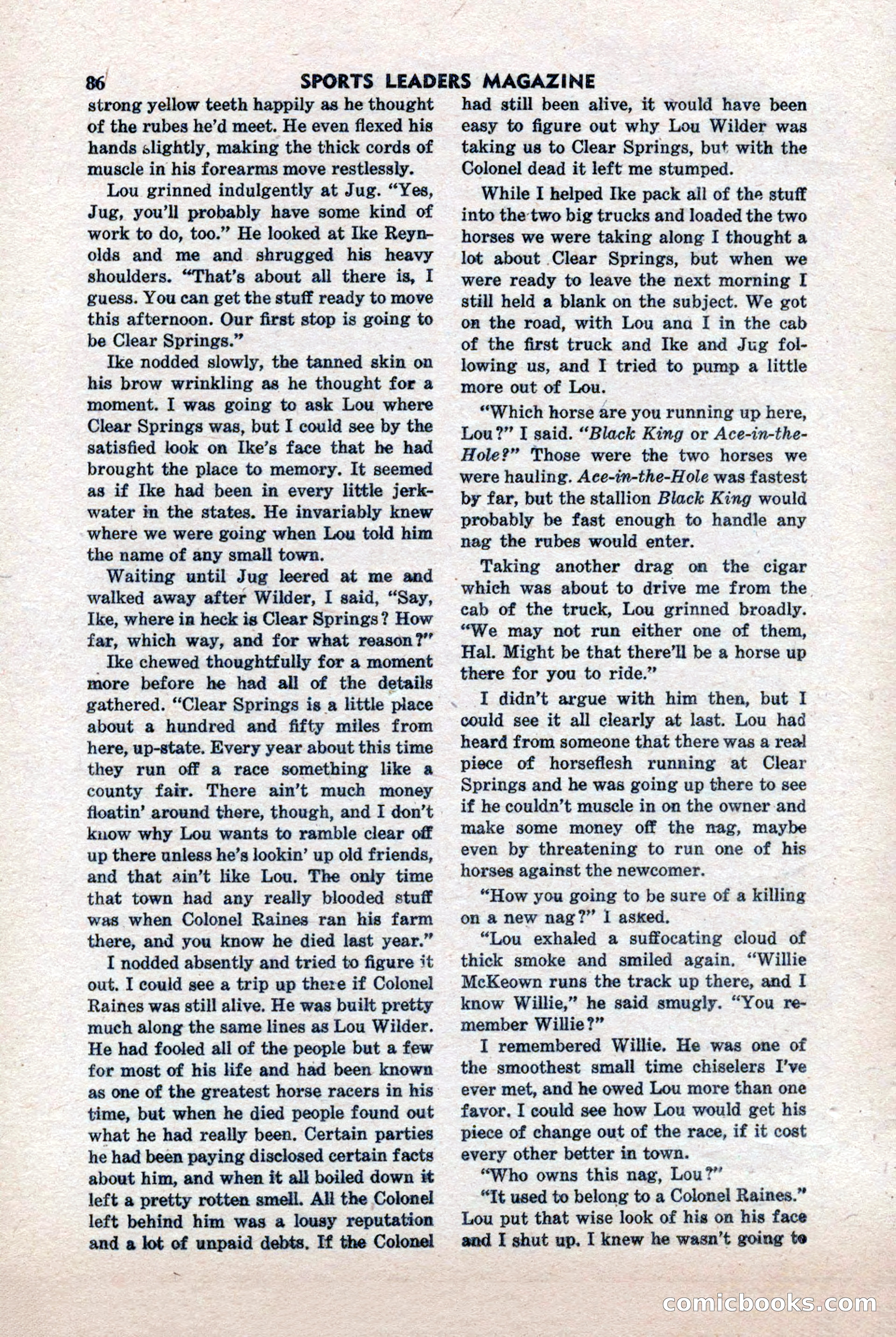 Sports Leaders Magazine, April 1948 — page 86 of 100