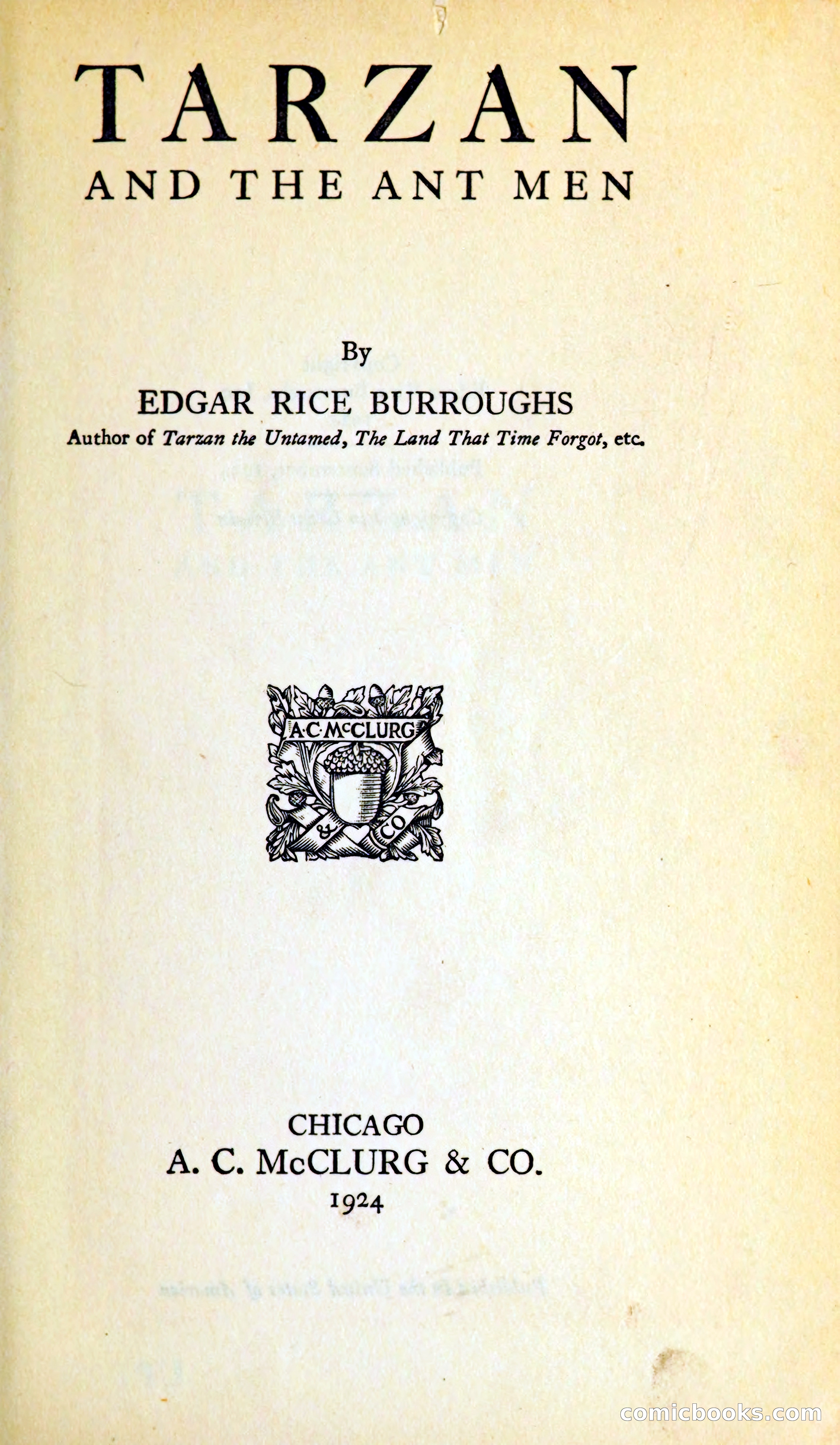 Tarzan and the Ant Men — page 10 of 368