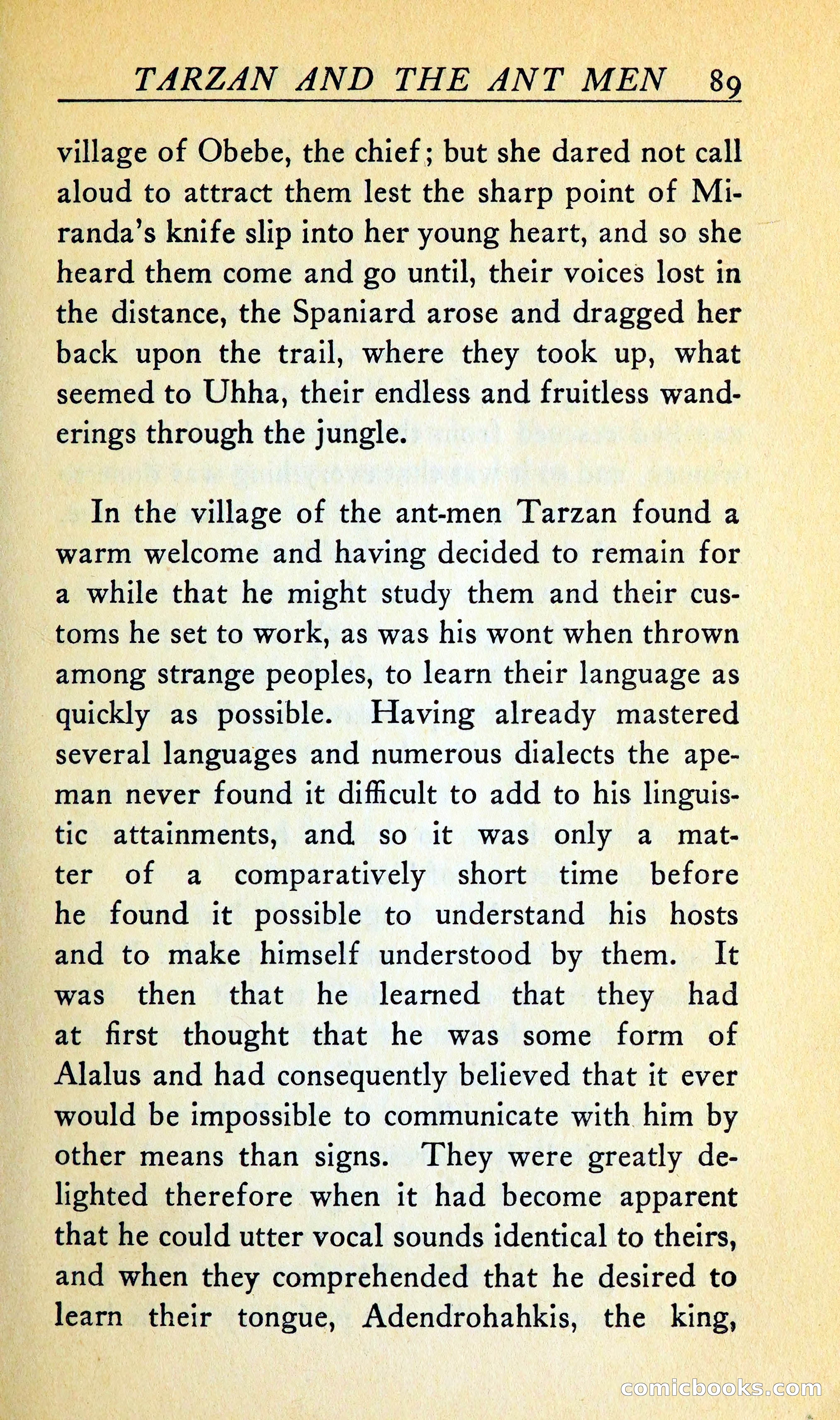 Tarzan and the Ant Men — page 102 of 368
