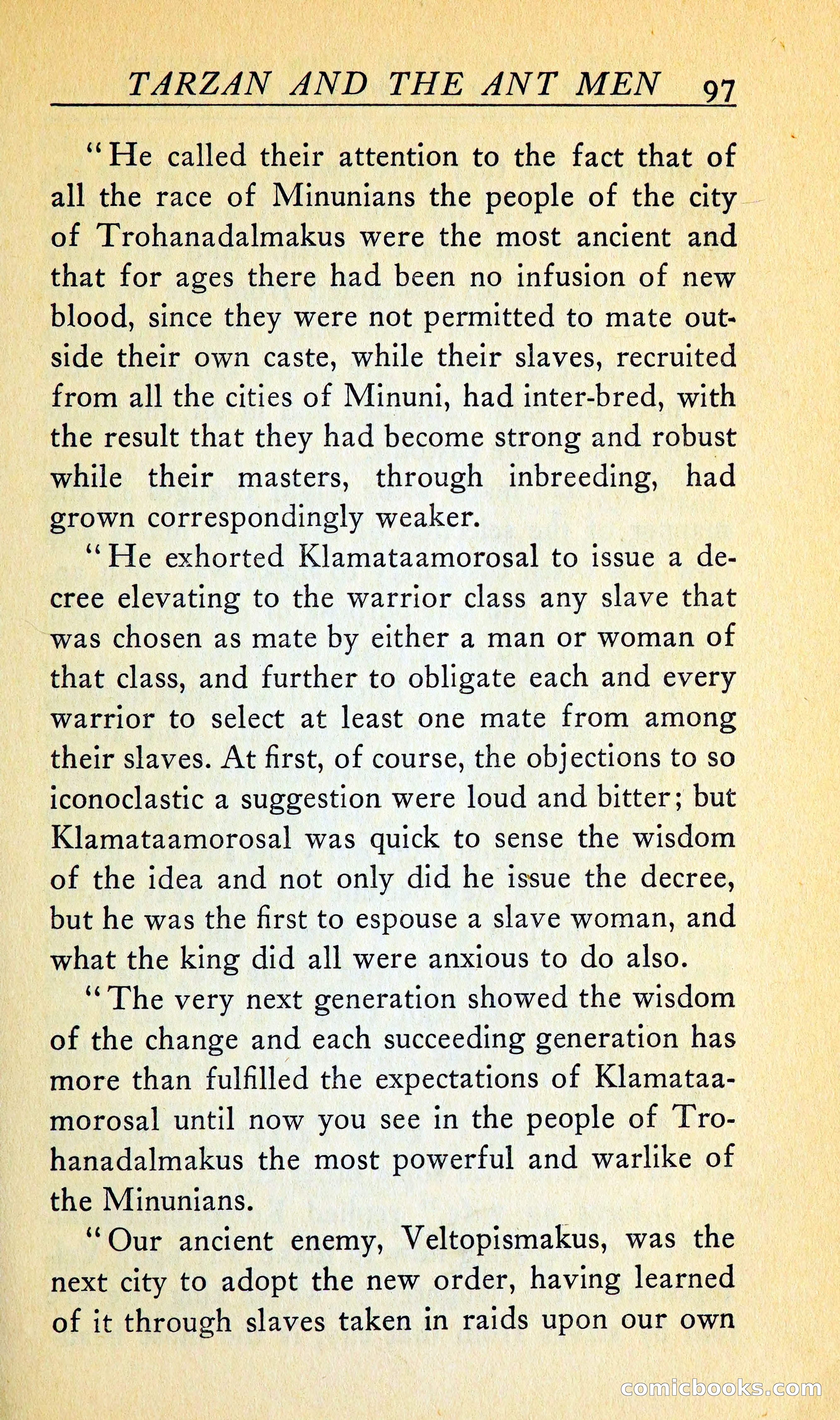 Tarzan and the Ant Men — page 110 of 368