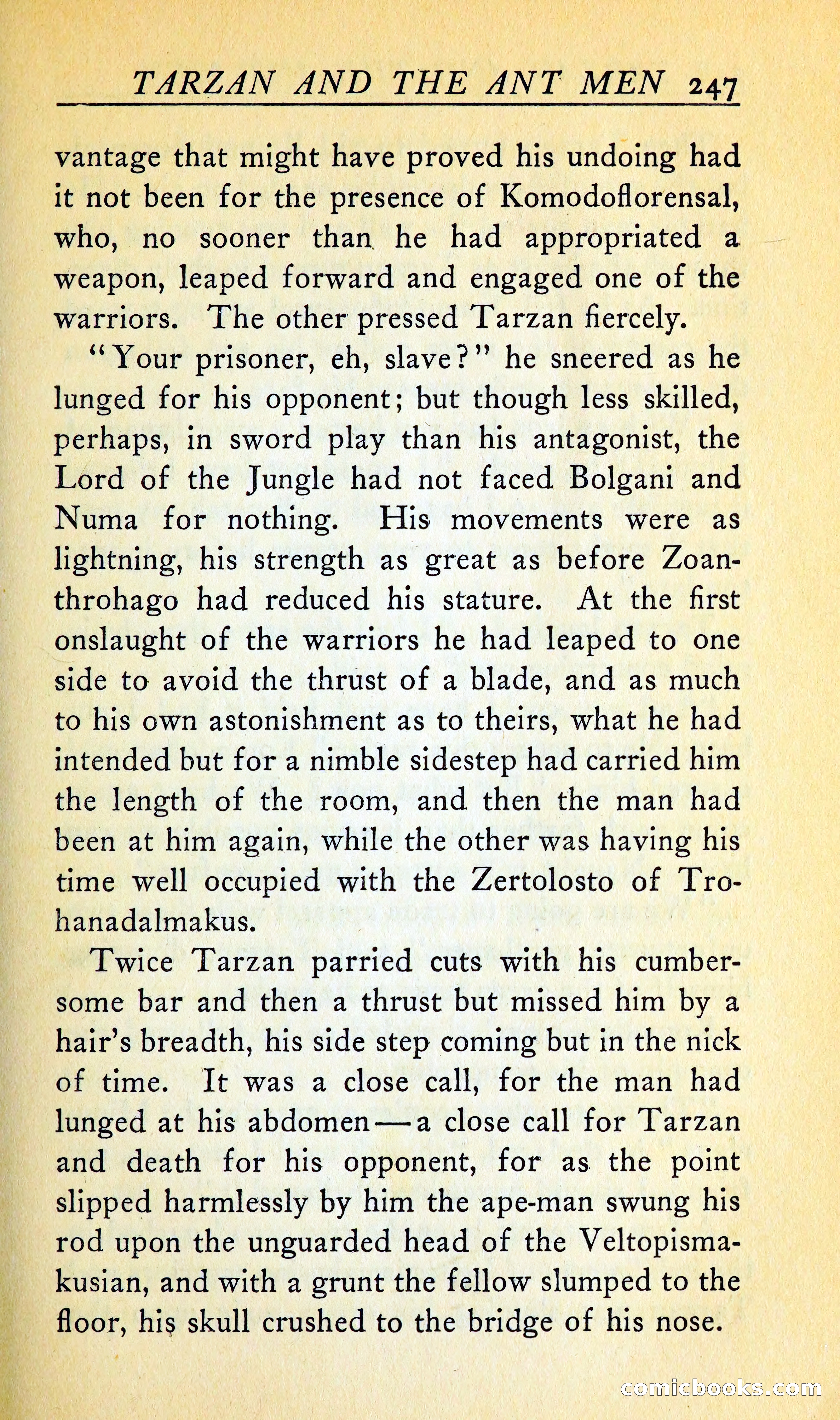 Tarzan and the Ant Men — page 260 of 368