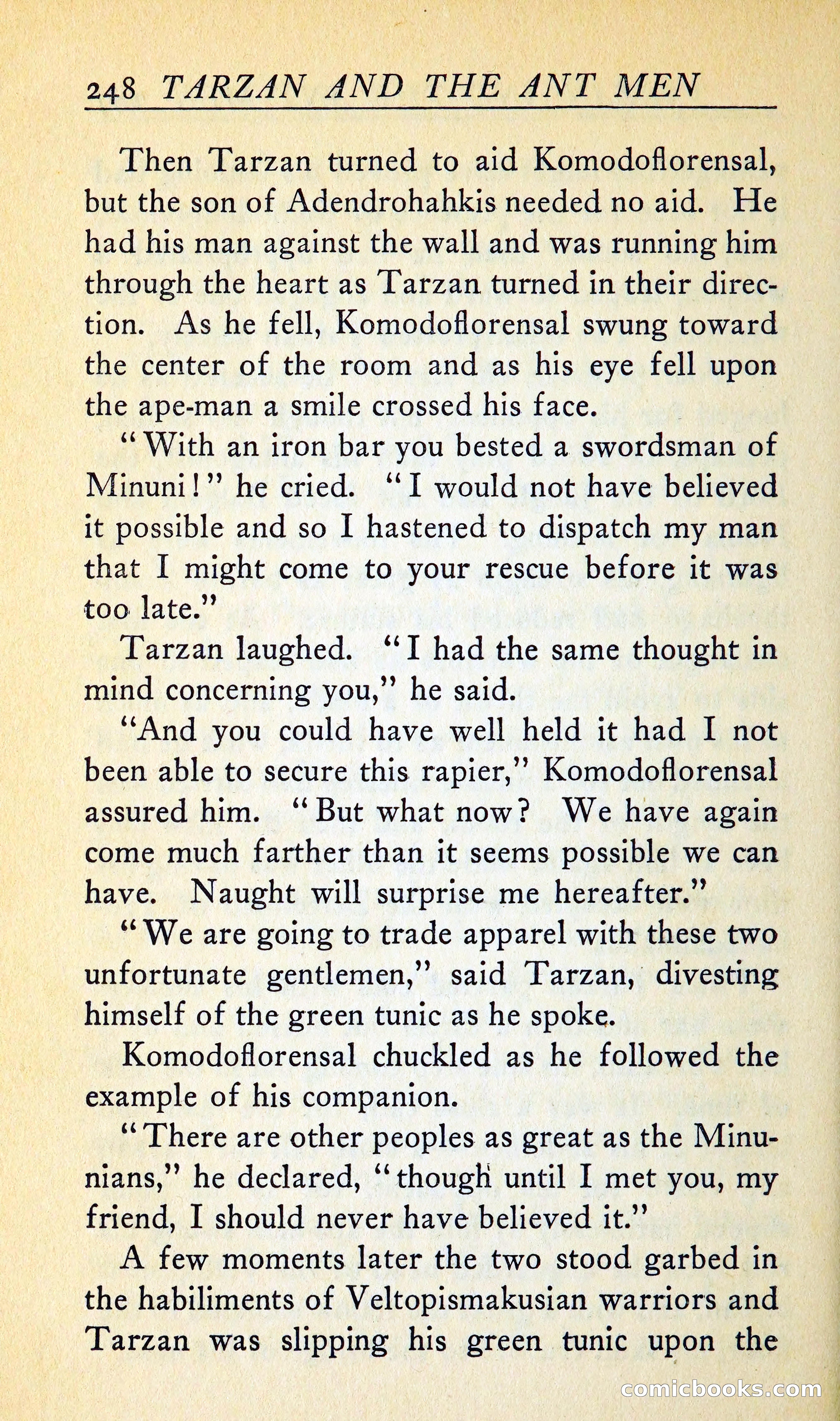 Tarzan and the Ant Men — page 261 of 368