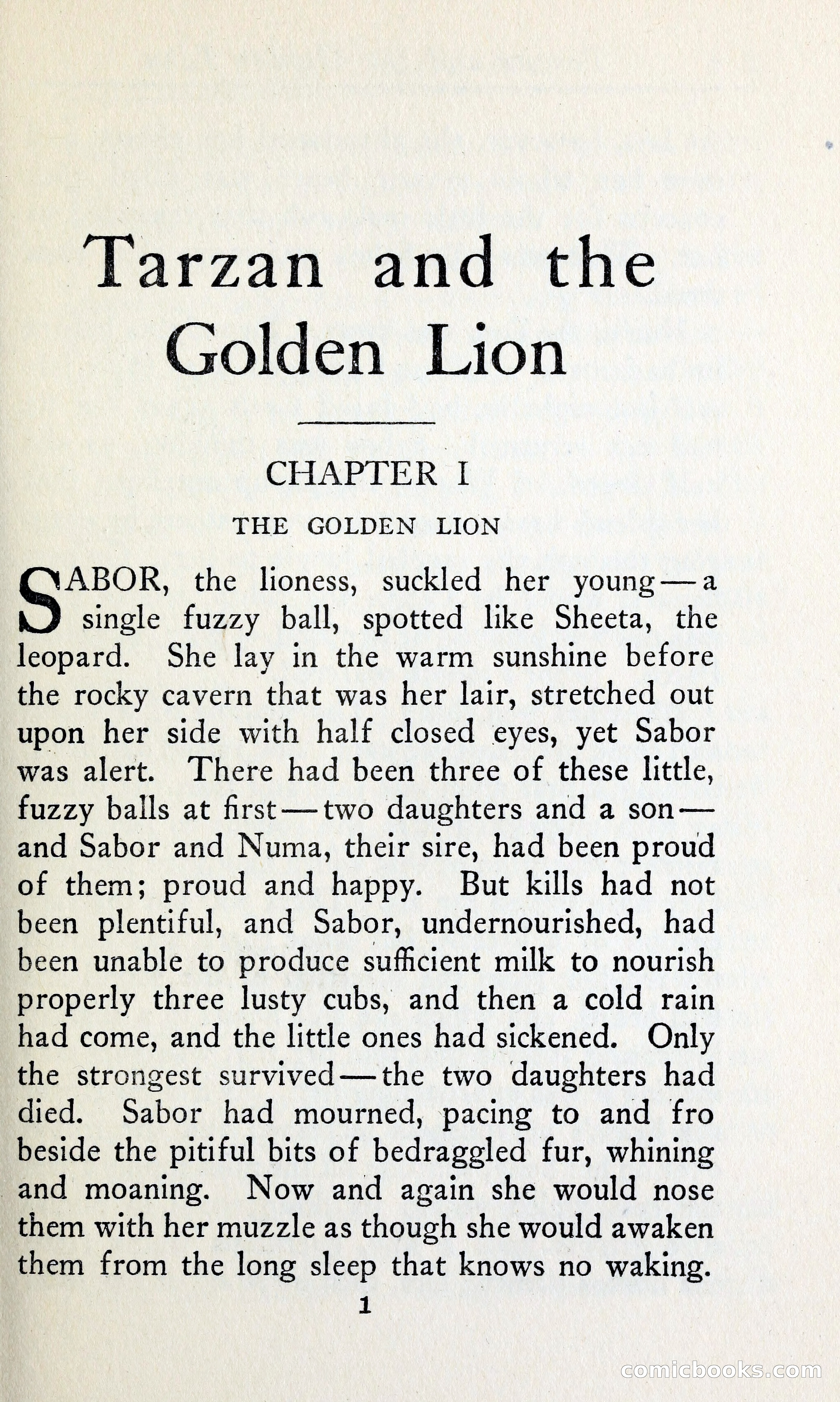 Tarzan and the Golden Lion — page 16 of 370