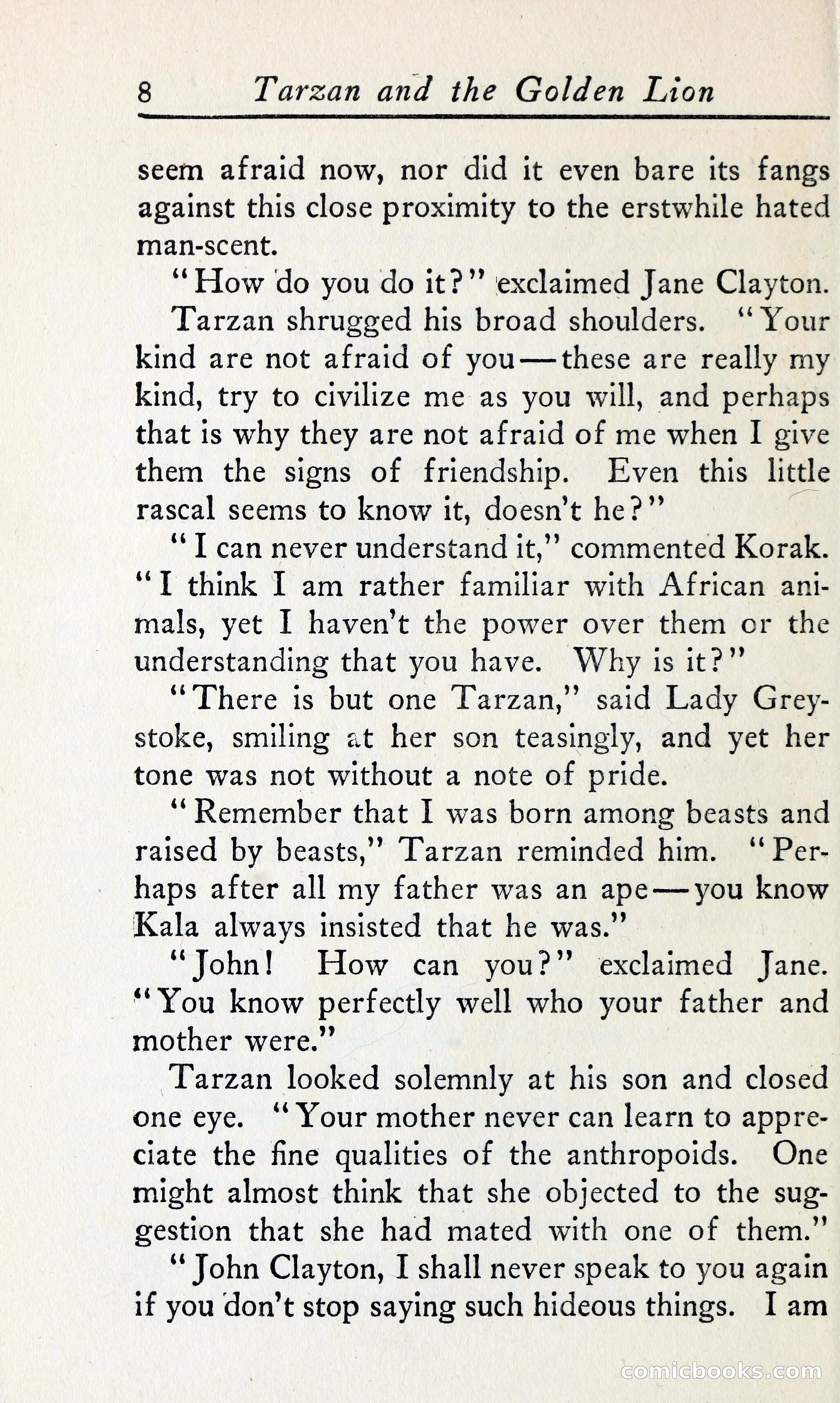 Tarzan and the Golden Lion — page 23 of 370