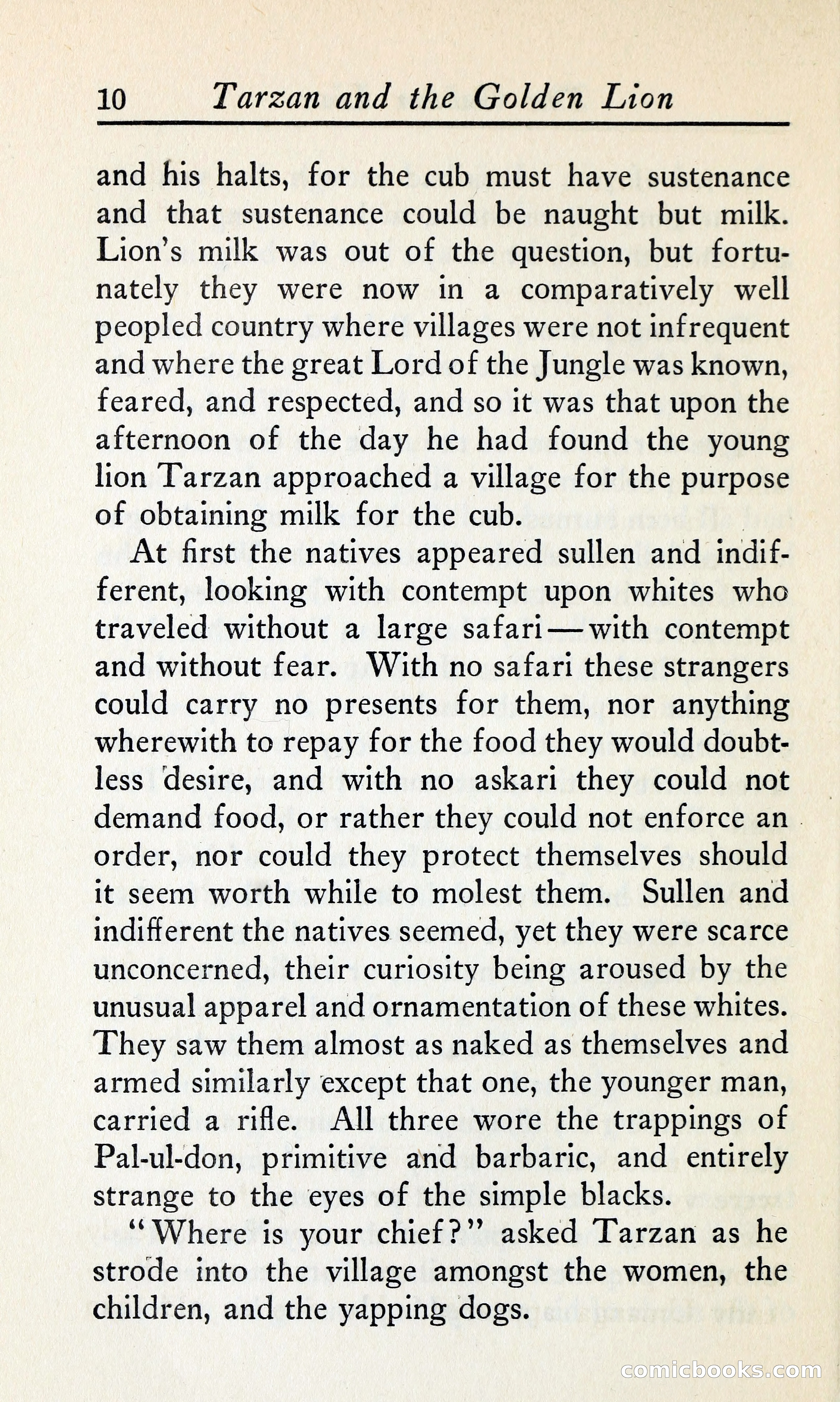 Tarzan and the Golden Lion — page 27 of 370