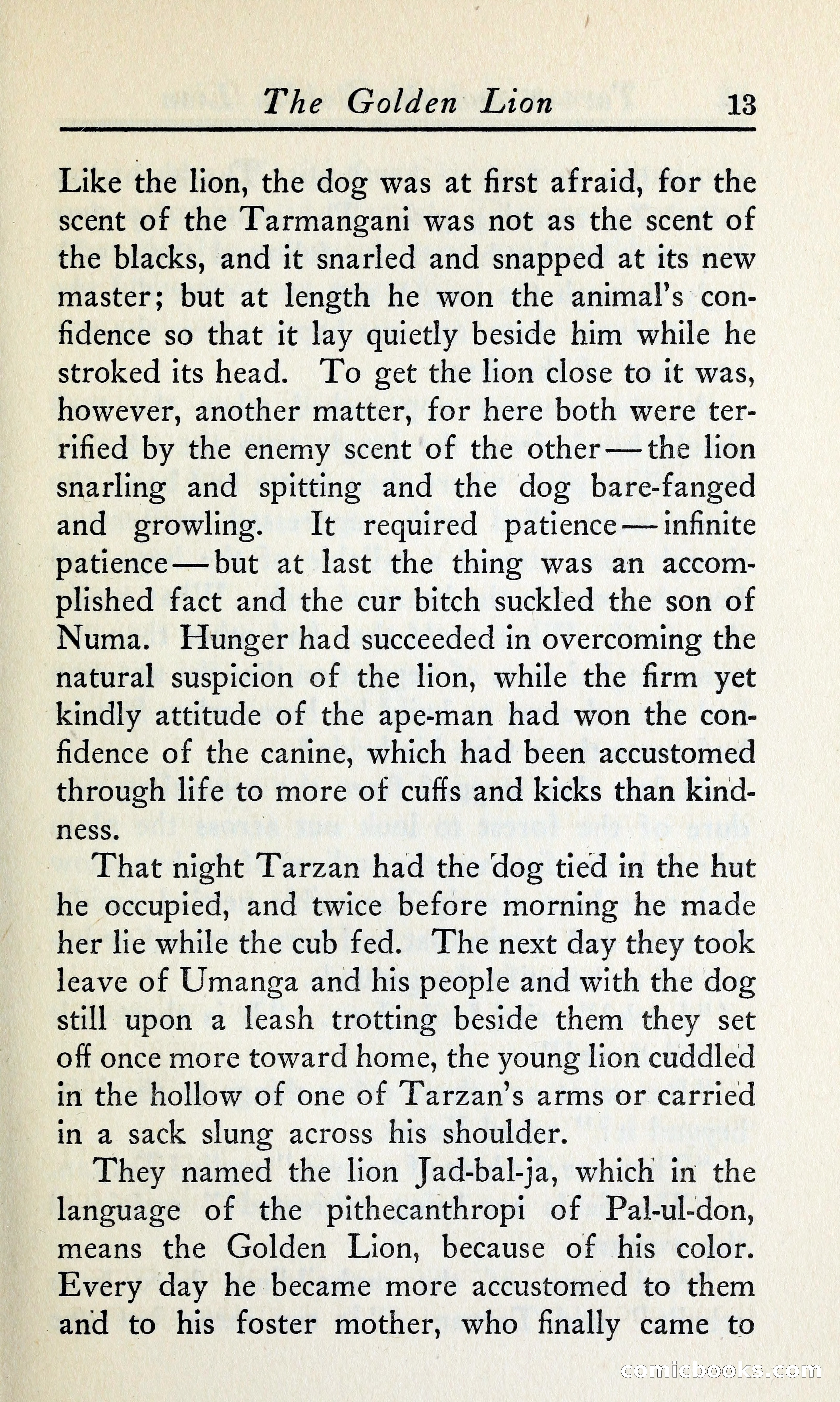 Tarzan and the Golden Lion — page 30 of 370
