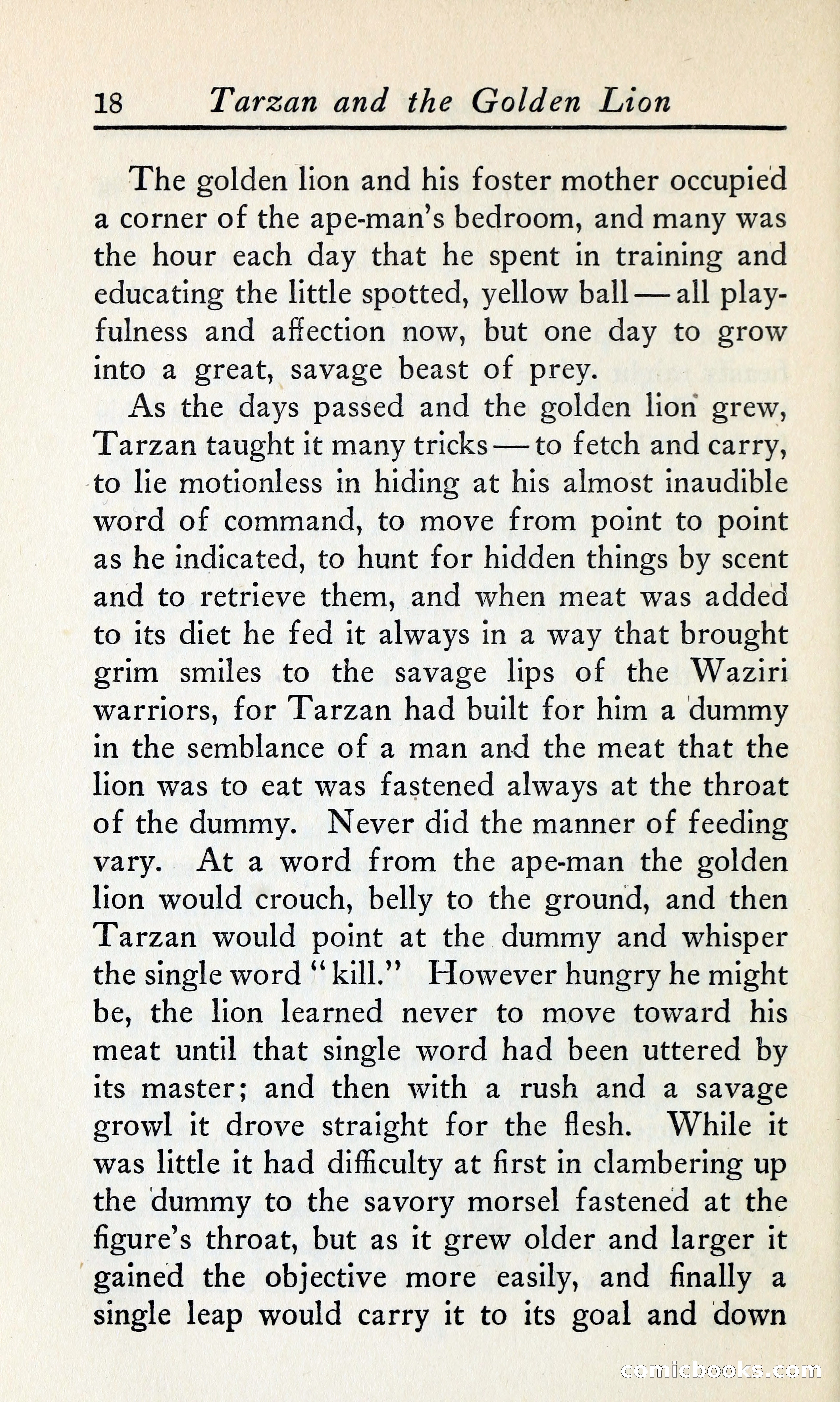 Tarzan and the Golden Lion — page 35 of 370