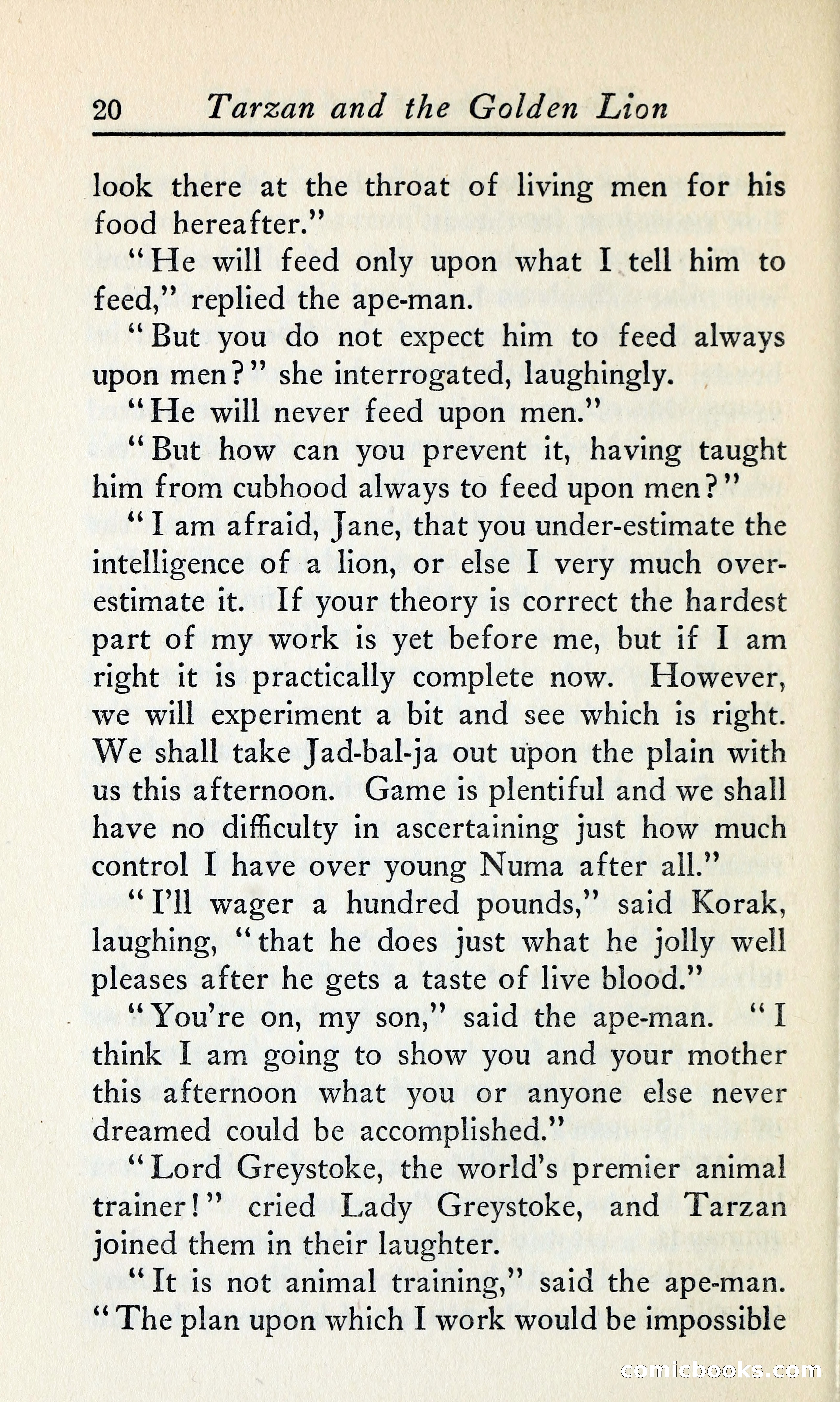 Tarzan and the Golden Lion — page 37 of 370