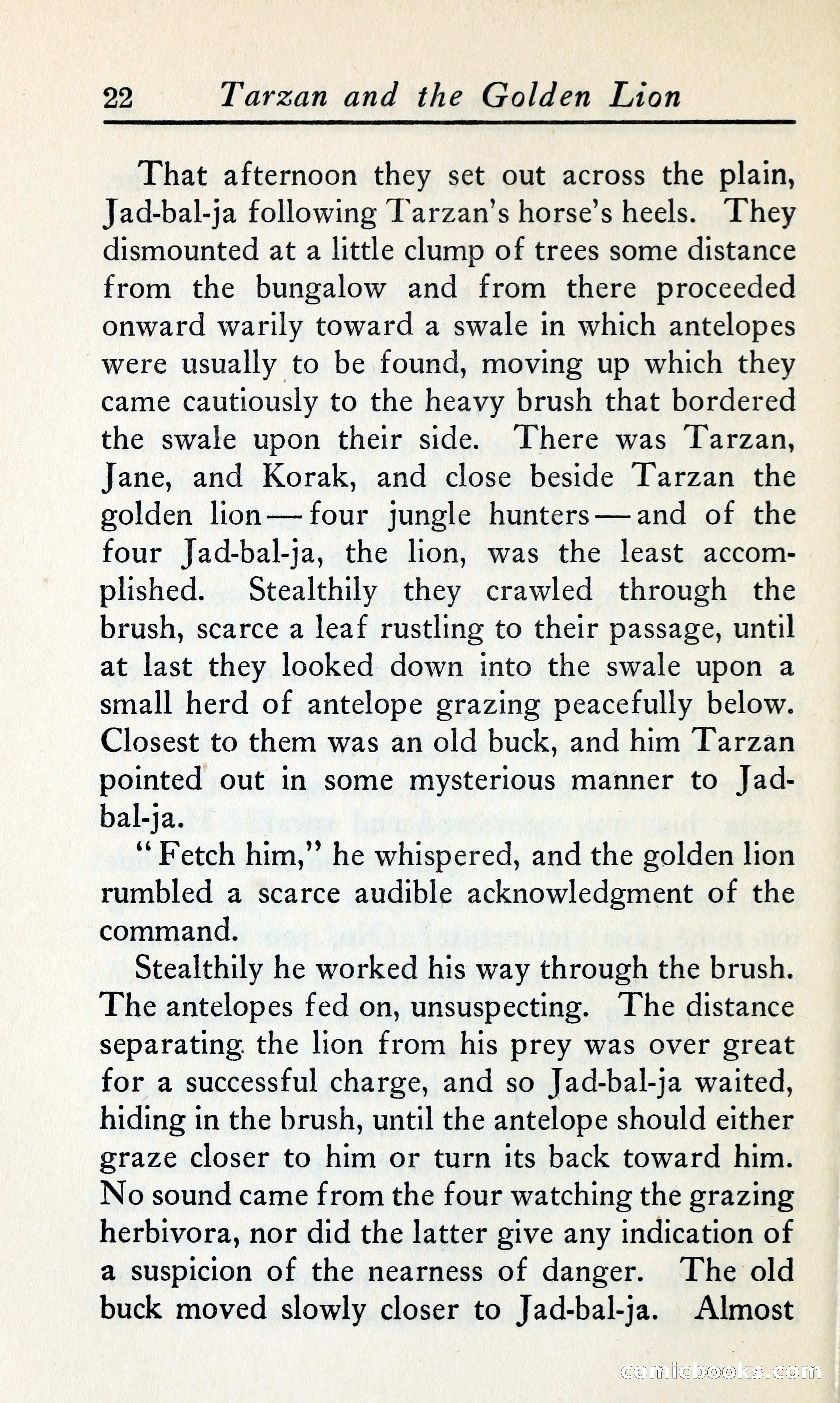 Tarzan and the Golden Lion — page 39 of 370