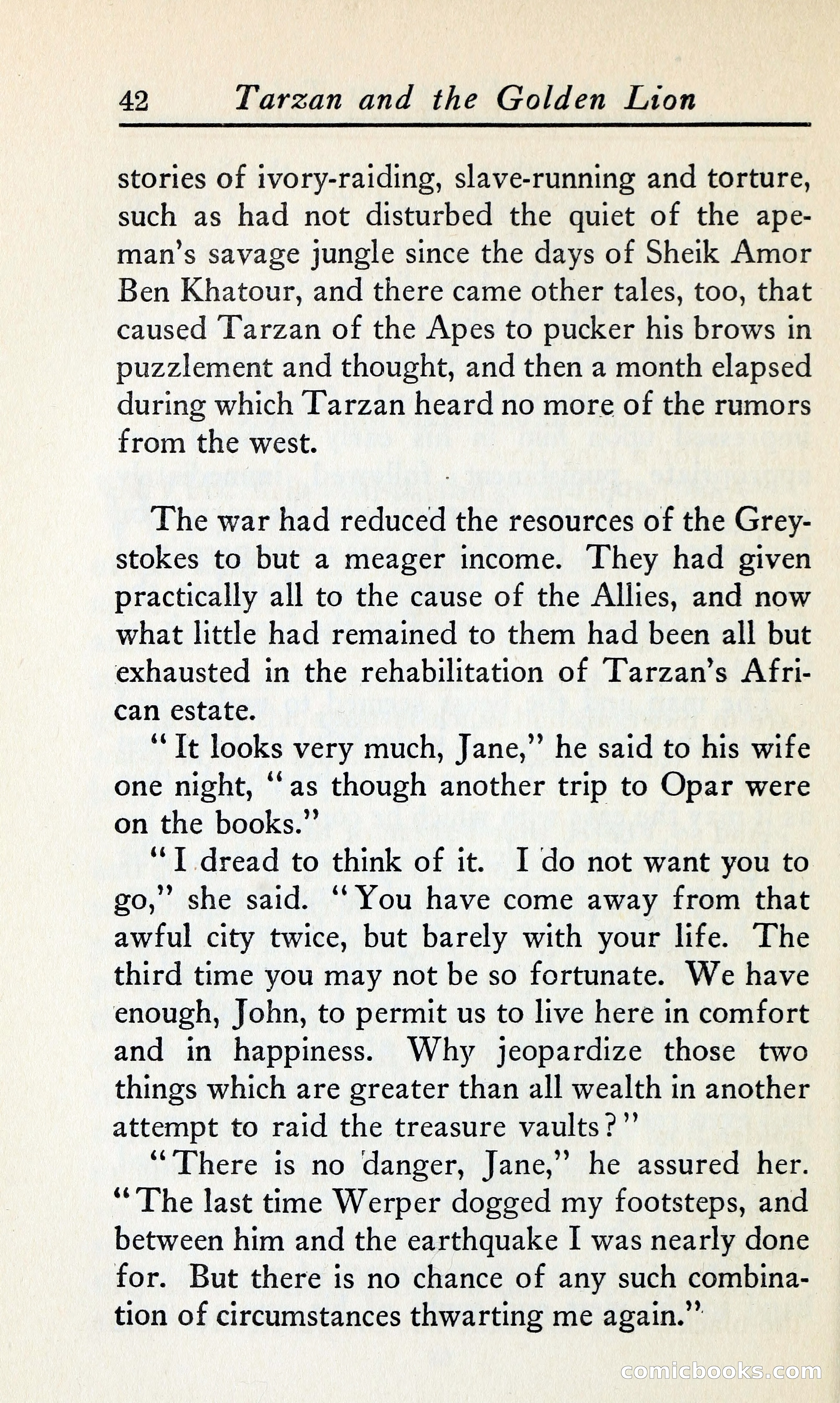 Tarzan and the Golden Lion — page 59 of 370