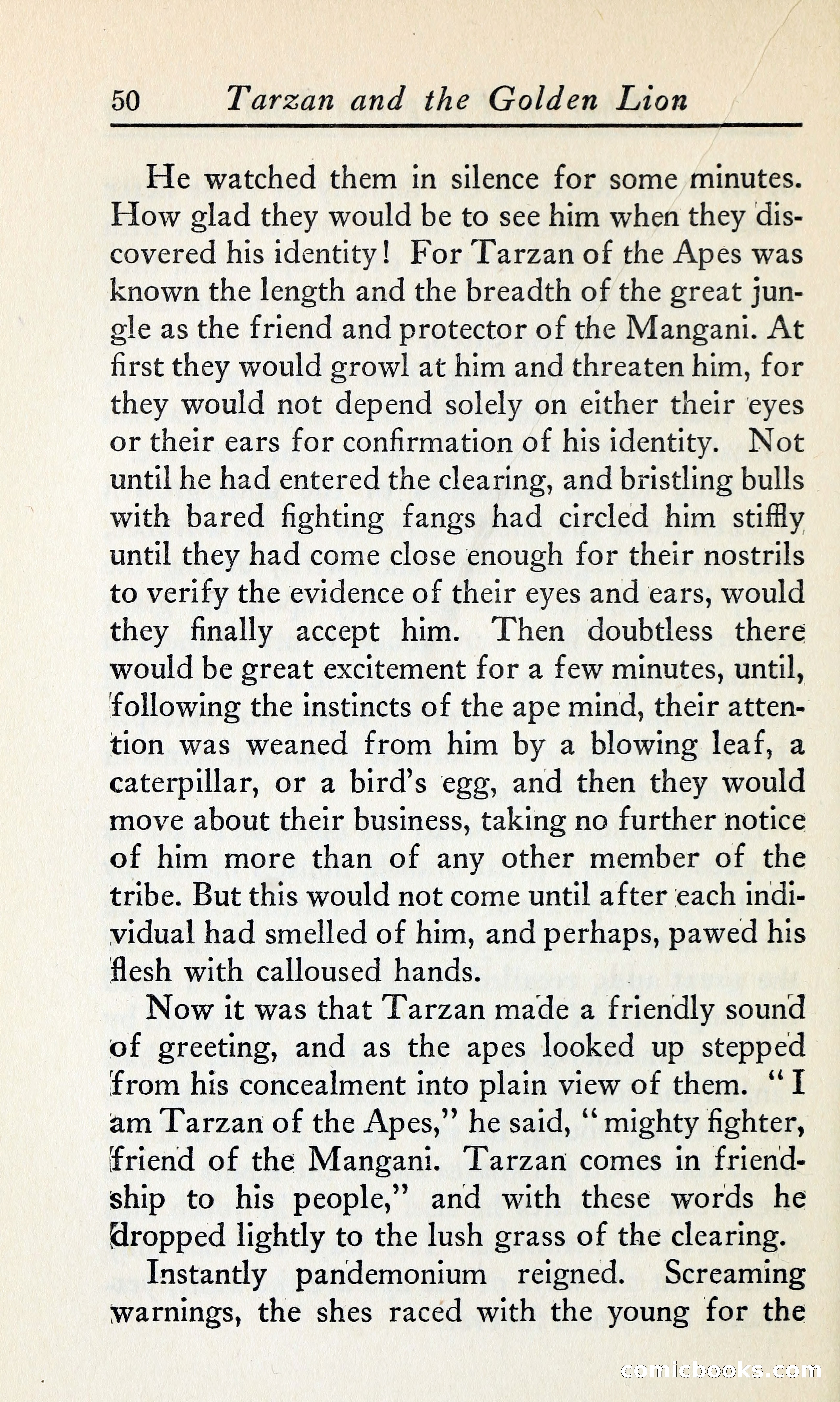 Tarzan and the Golden Lion — page 69 of 370