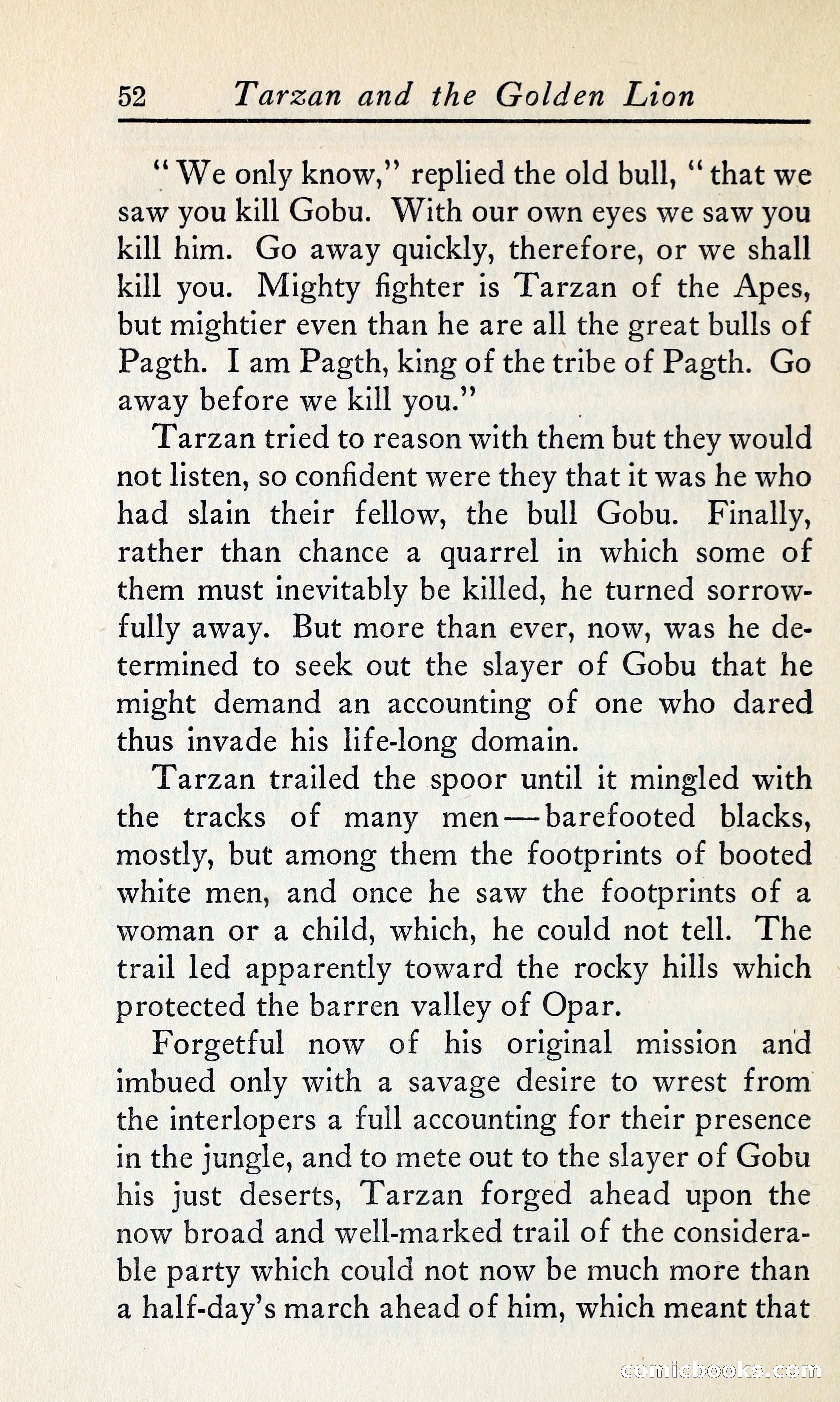 Tarzan and the Golden Lion — page 71 of 370