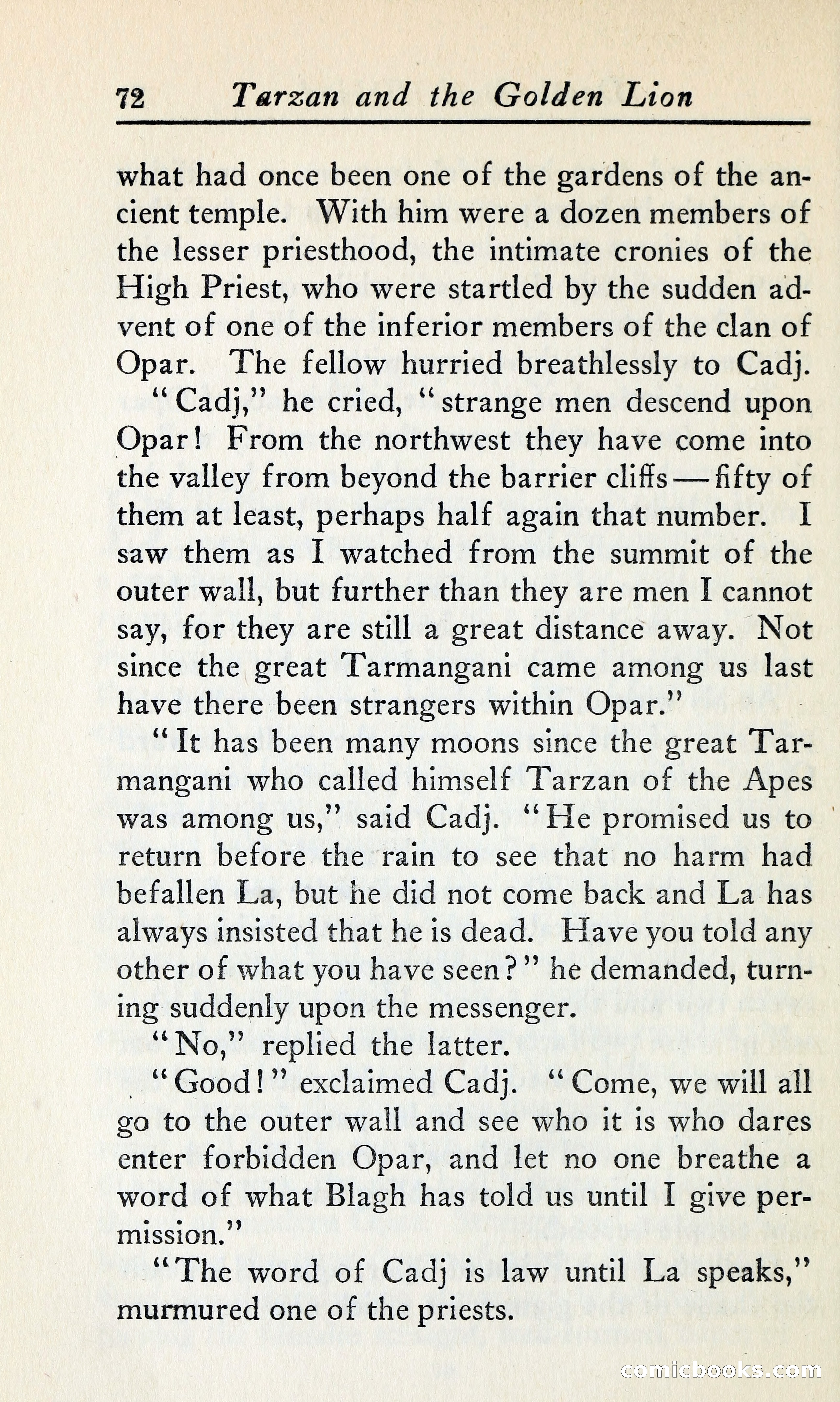 Tarzan and the Golden Lion — page 91 of 370