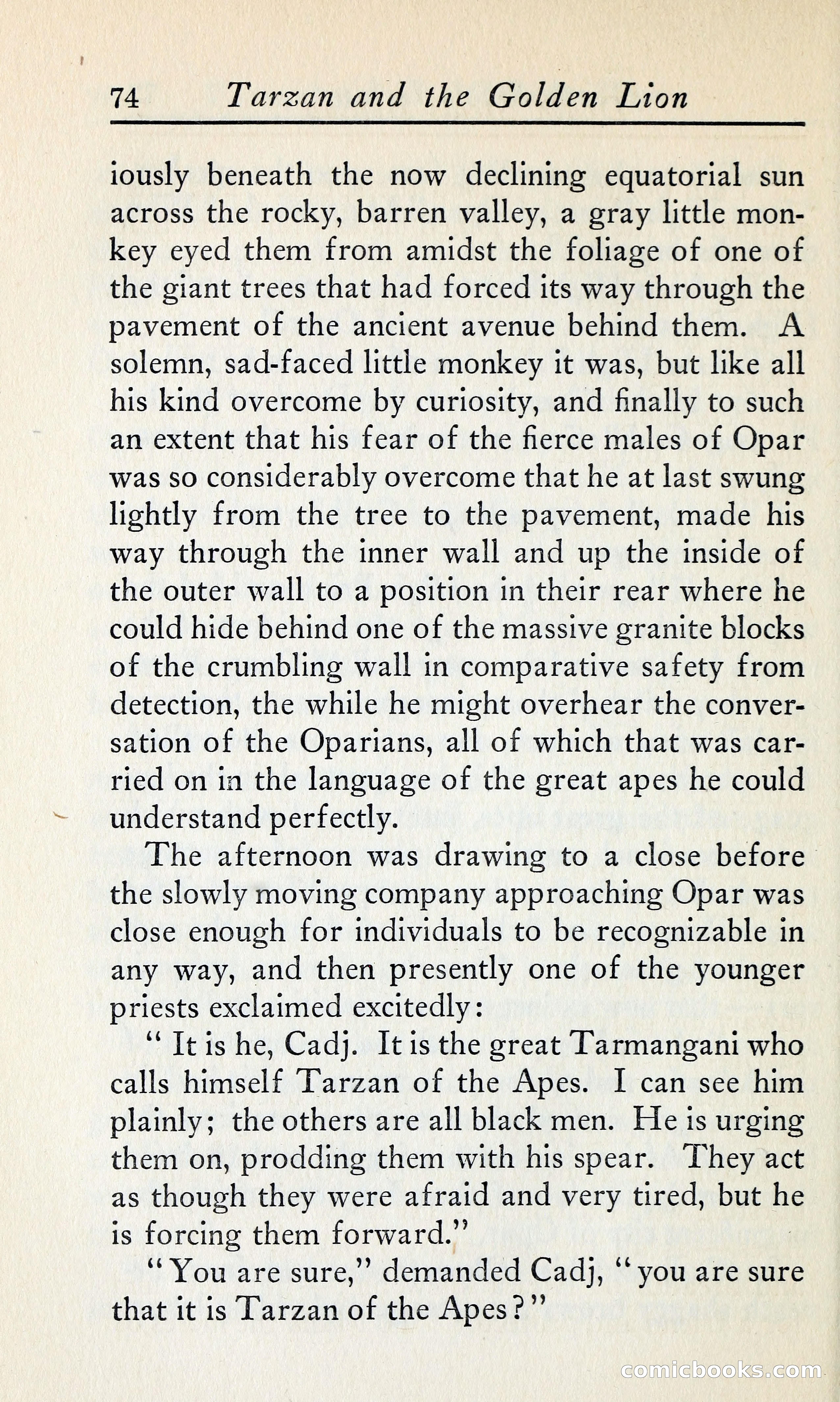 Tarzan and the Golden Lion — page 93 of 370