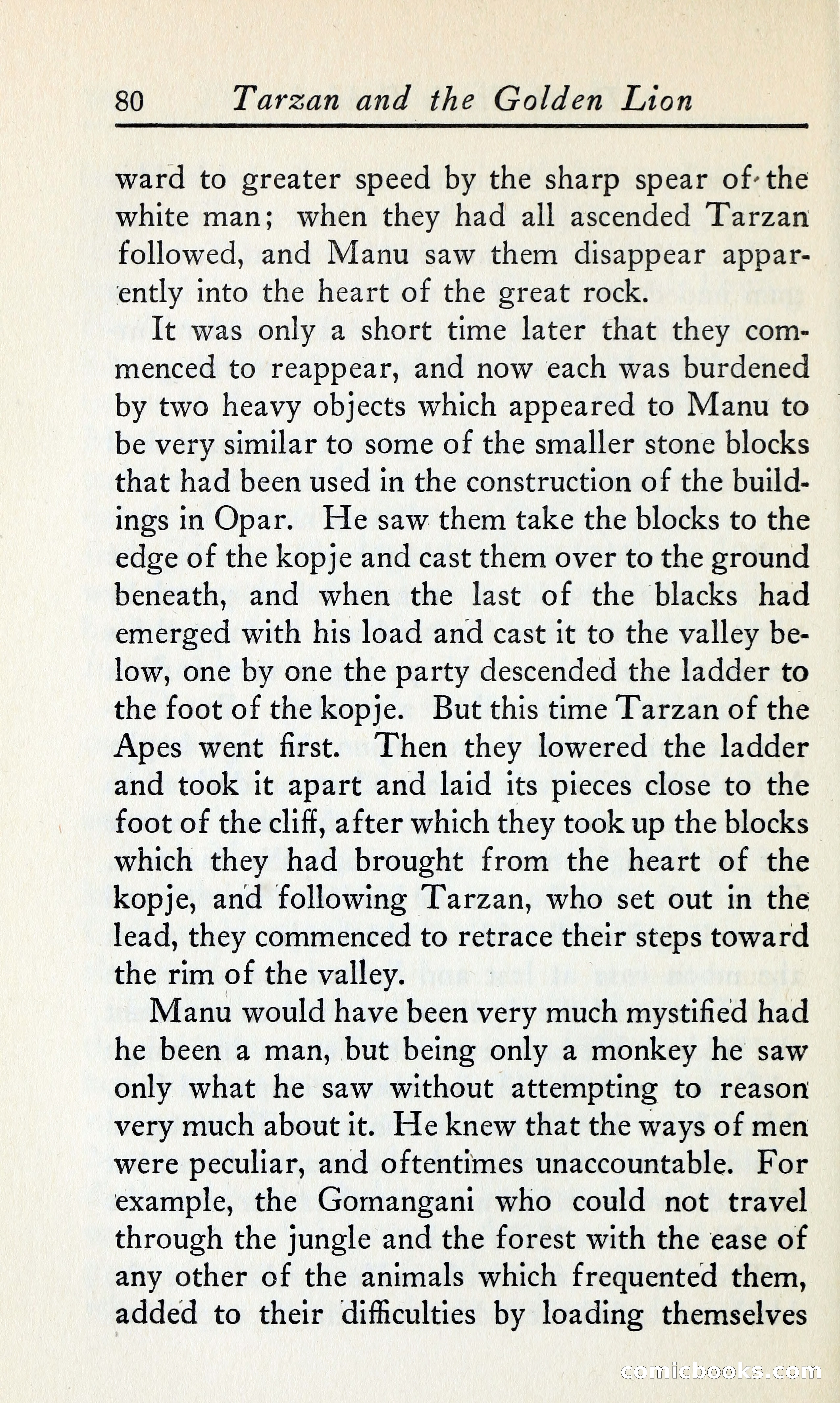 Tarzan and the Golden Lion — page 99 of 370