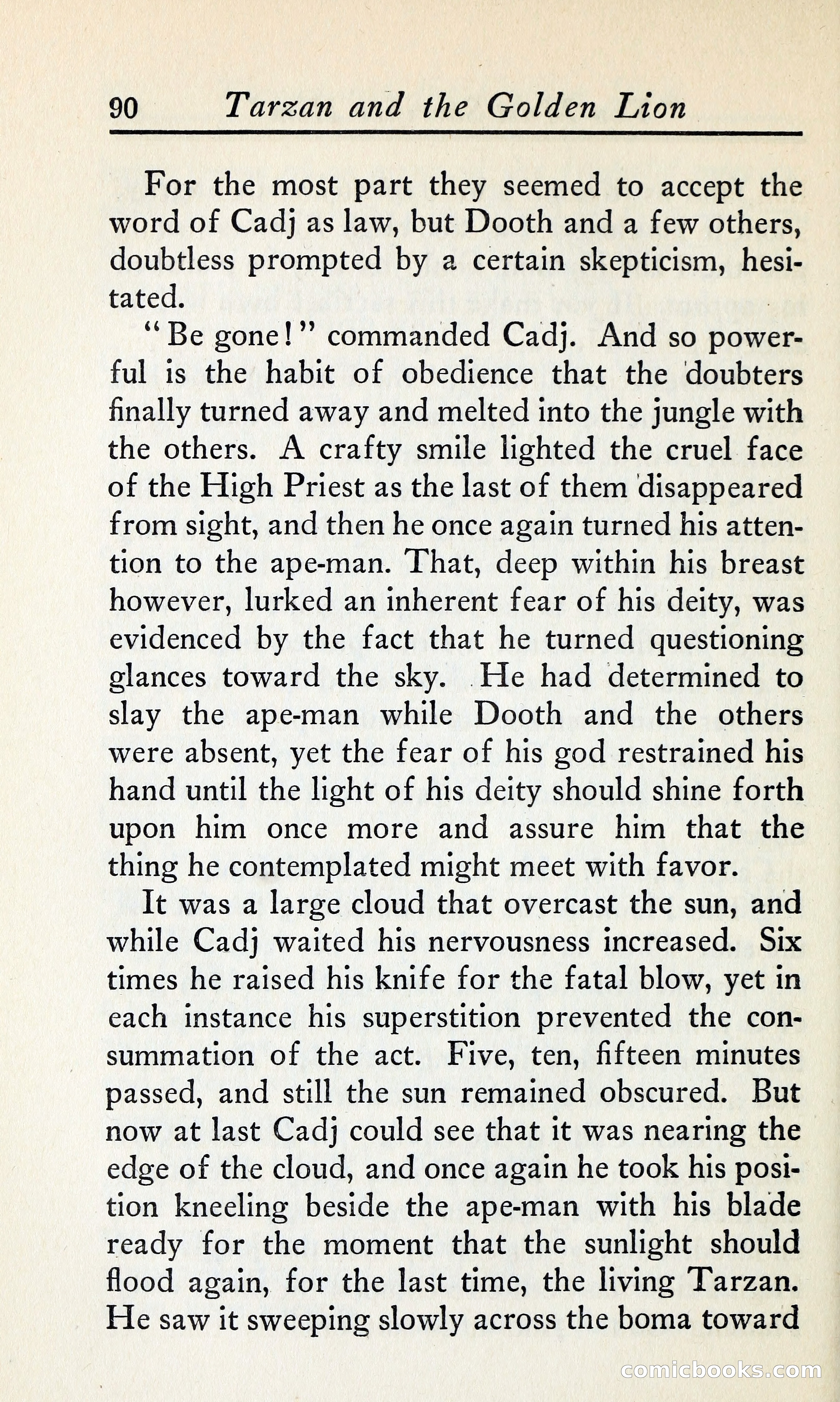 Tarzan and the Golden Lion — page 109 of 370