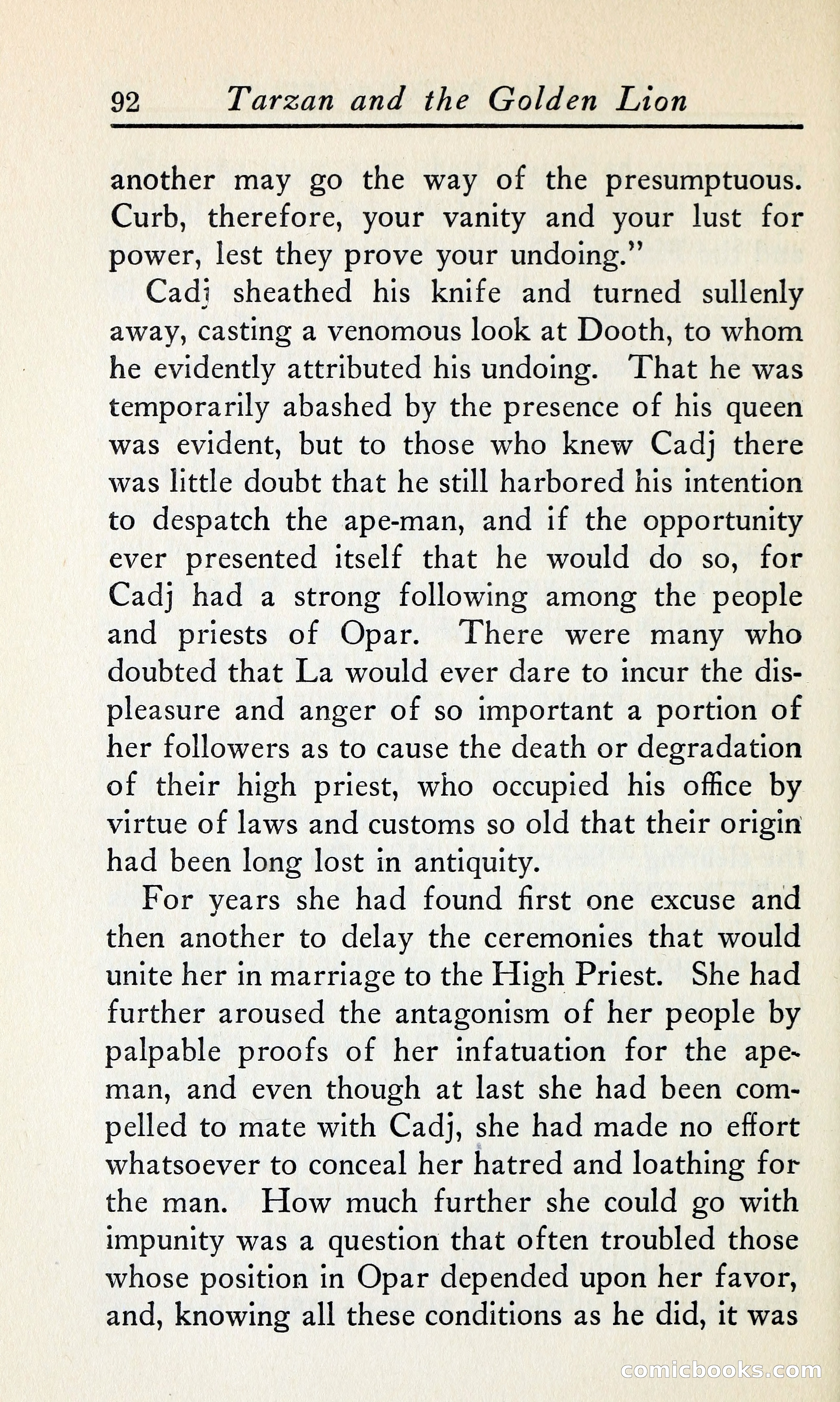 Tarzan and the Golden Lion — page 111 of 370