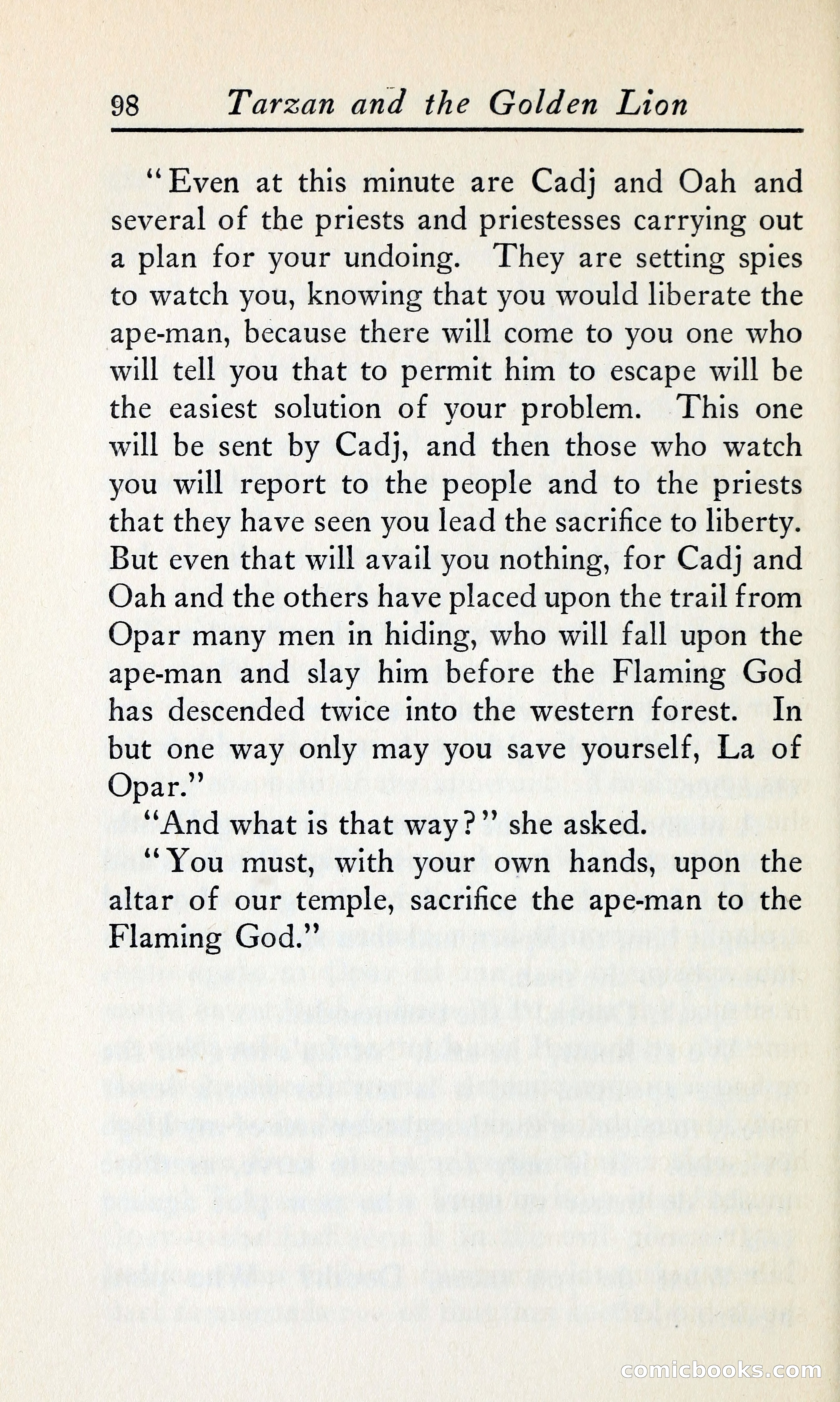 Tarzan and the Golden Lion — page 117 of 370