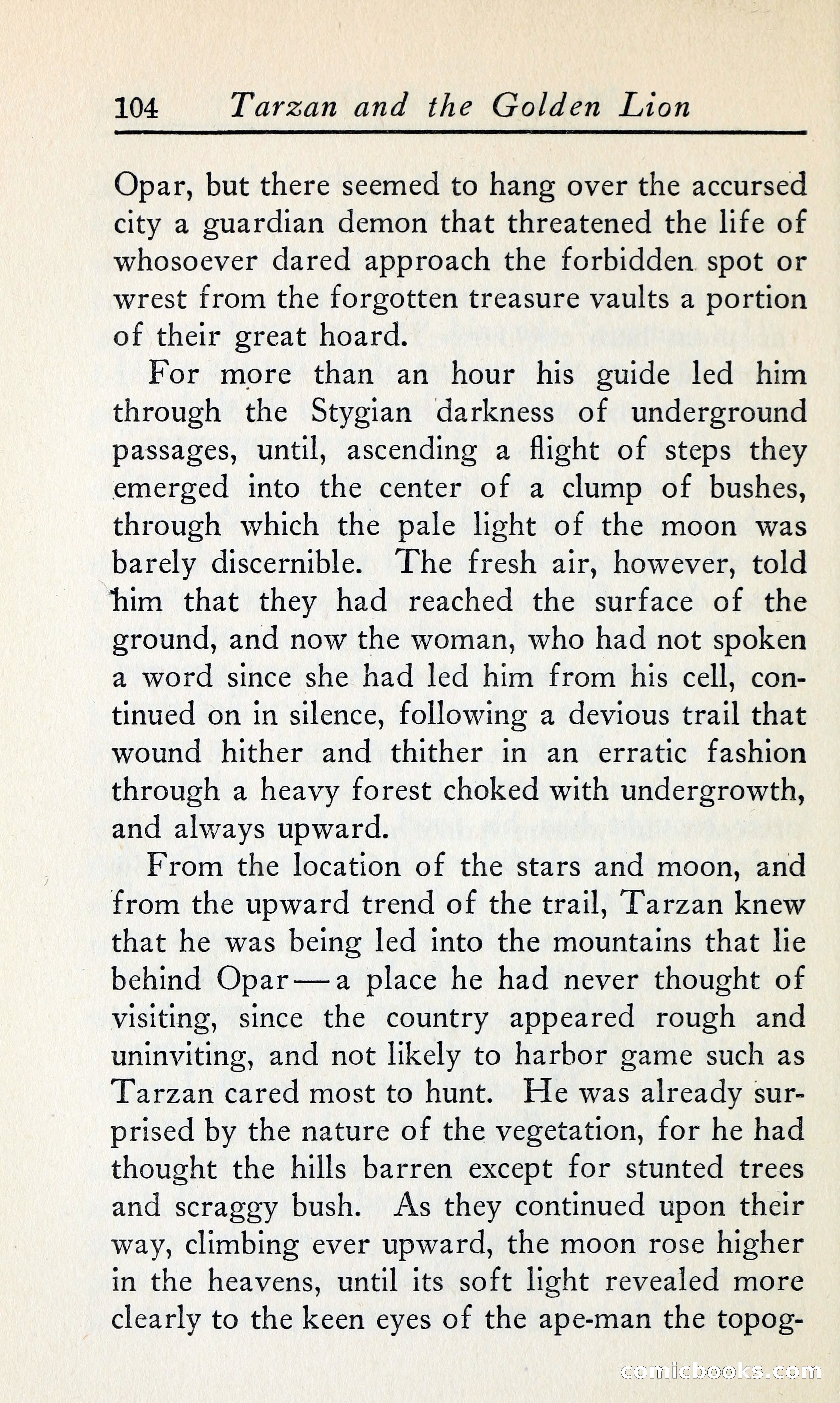 Tarzan and the Golden Lion — page 125 of 370