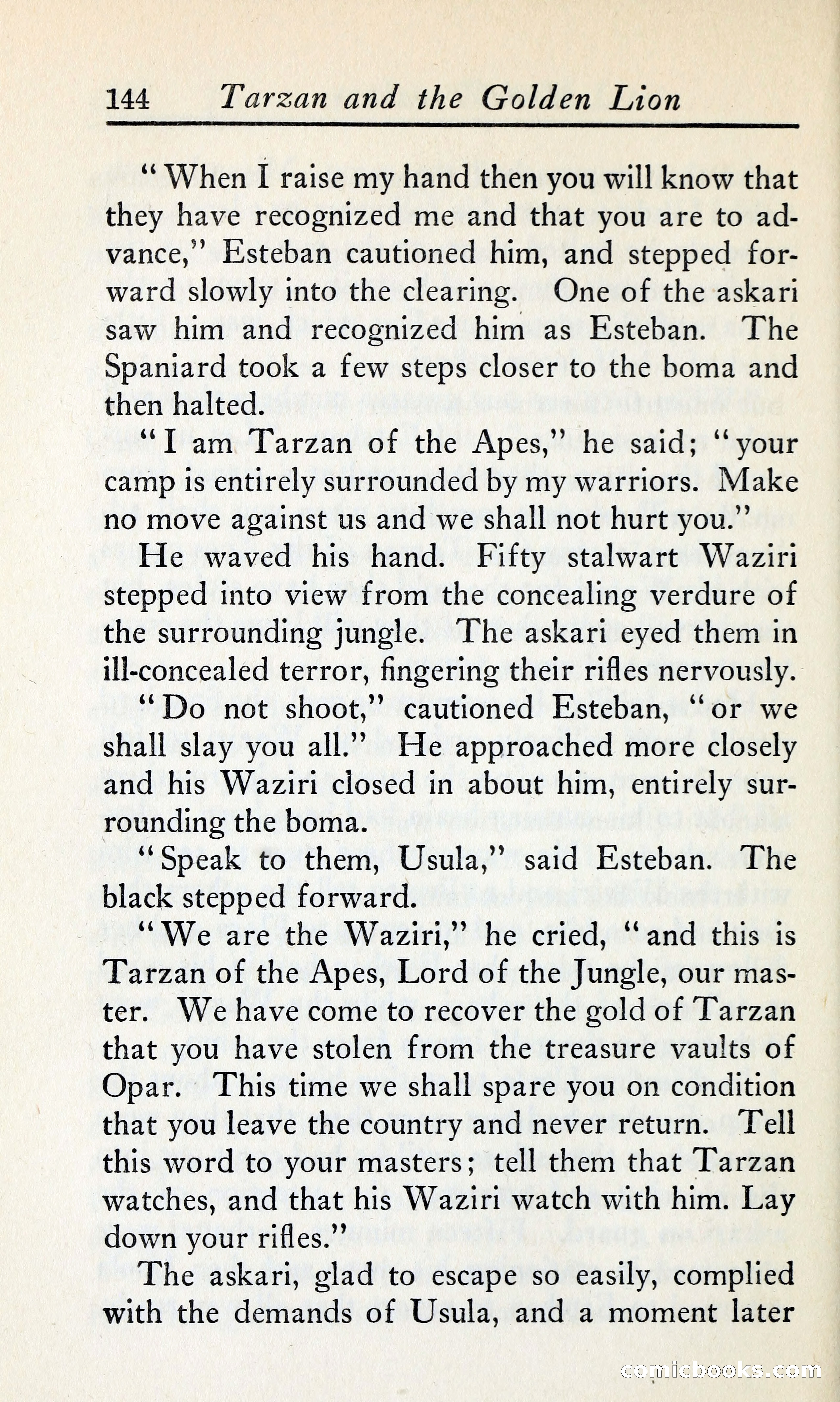 Tarzan and the Golden Lion — page 165 of 370