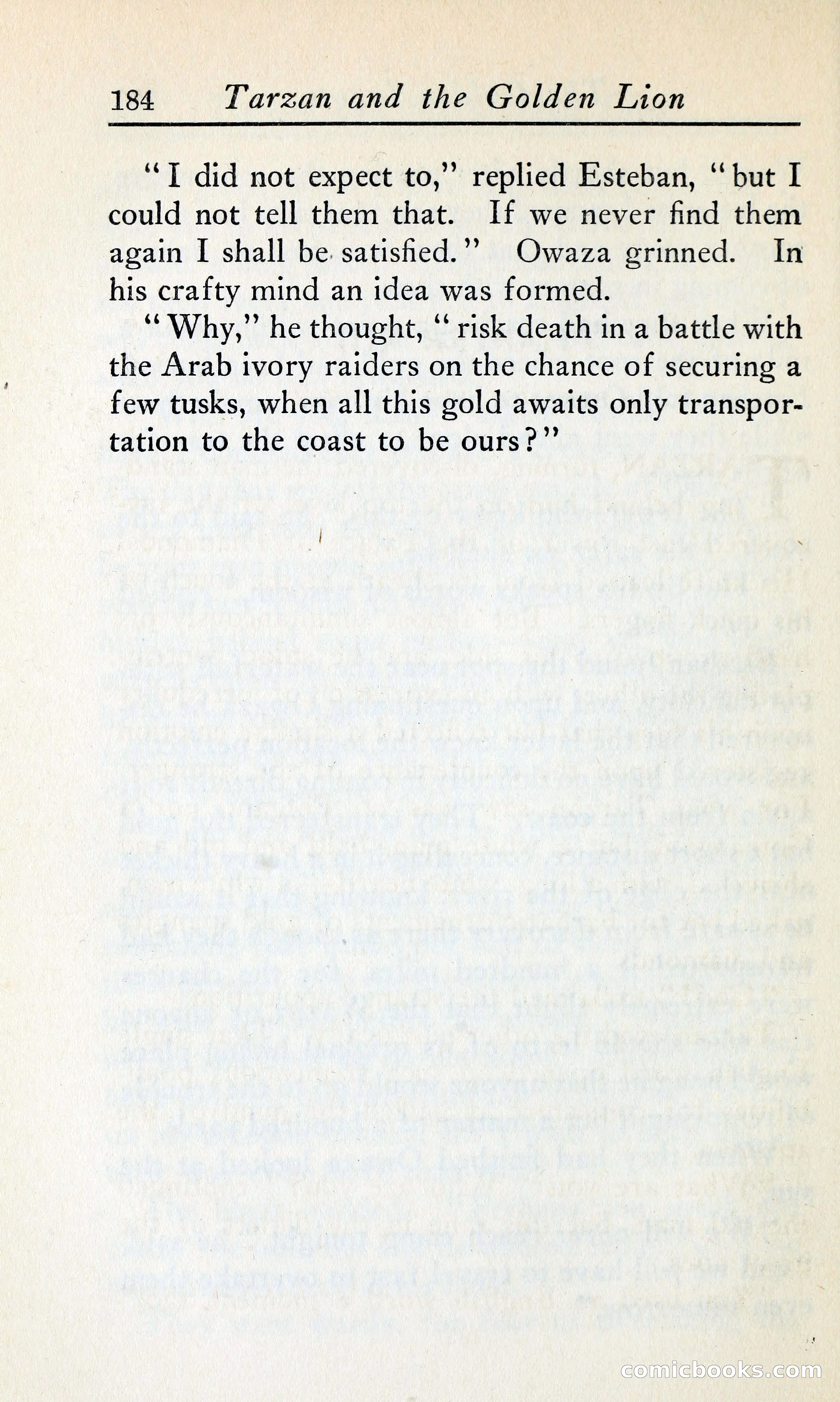 Tarzan and the Golden Lion — page 205 of 370